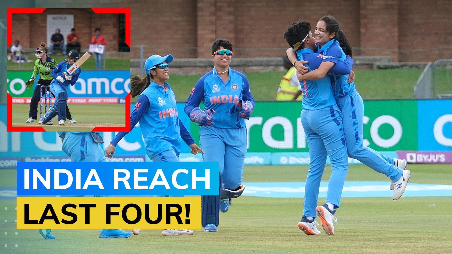 WATCH Highlights: India through to semifinals after winning rain curtailed tie against Ireland