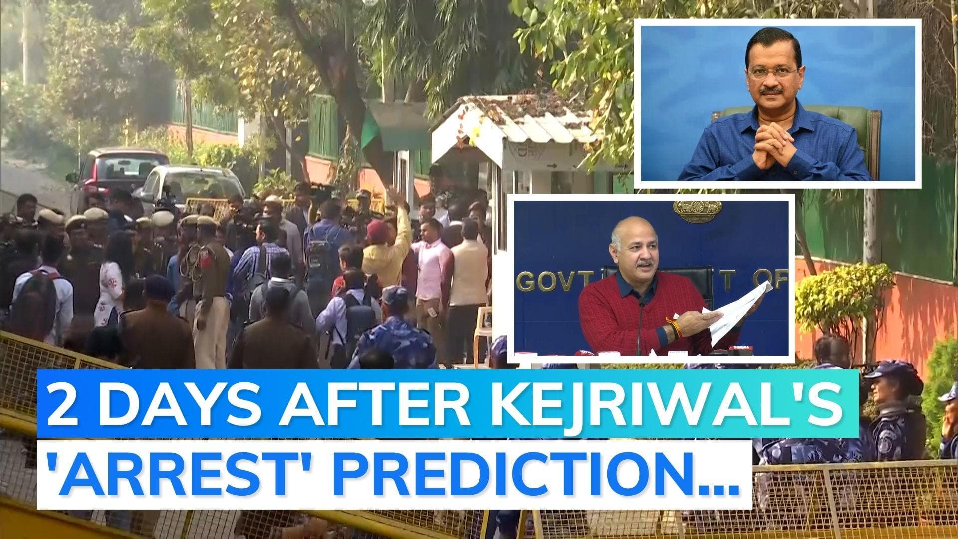 Delhi: Manish Sisodia's questioning by CBI today; massive security deployment amid liquor policy probe