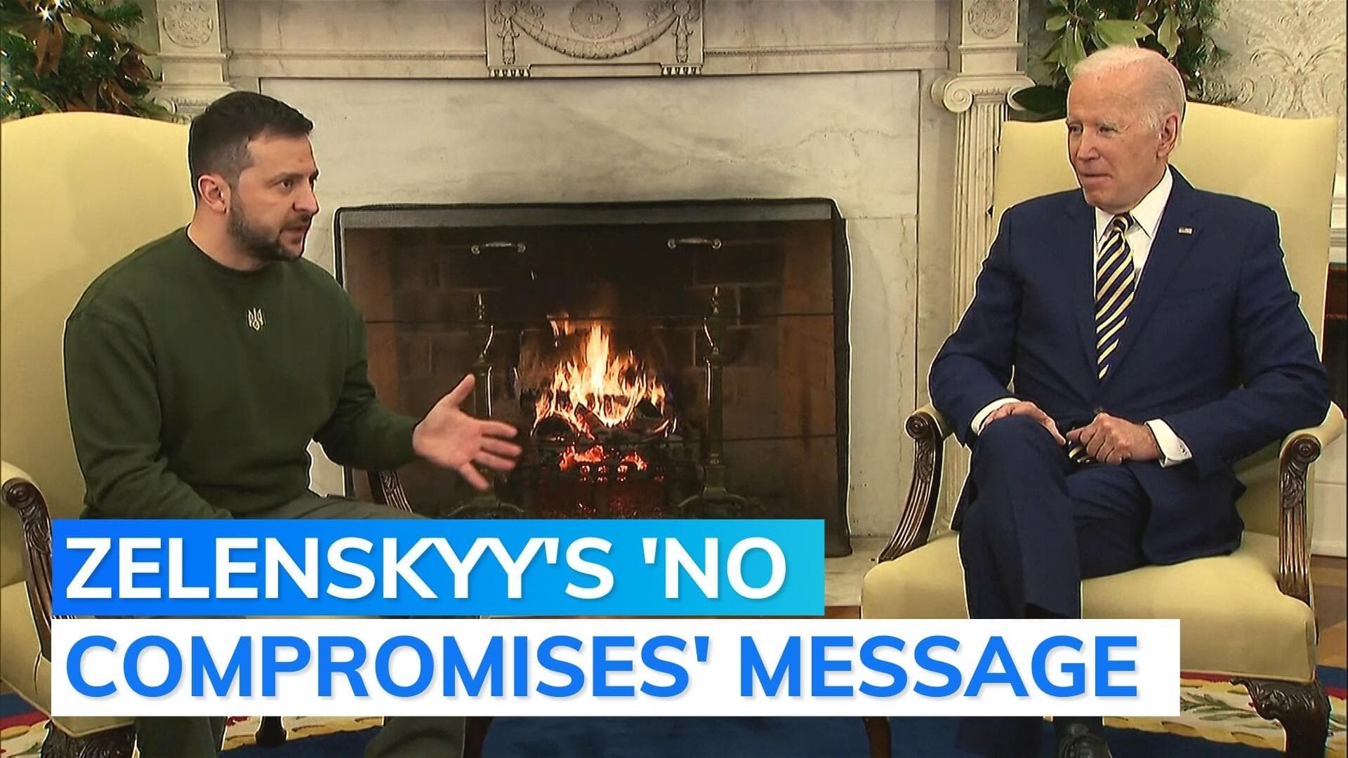 Zelenskyy, Joe Biden's first in-person meeting in USA since Russia attacked Ukraine. Watch what they said