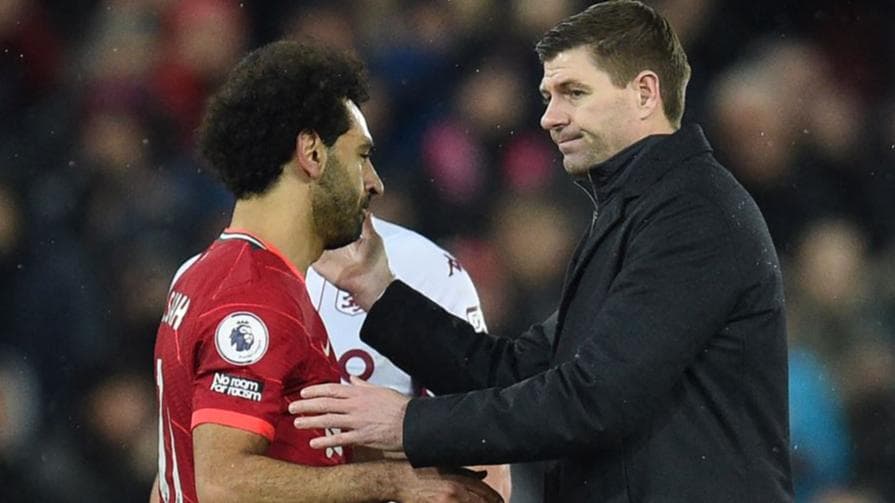 Premier League: Salah's penalty denies Steven Gerrard's Aston Villa a win at Anfield