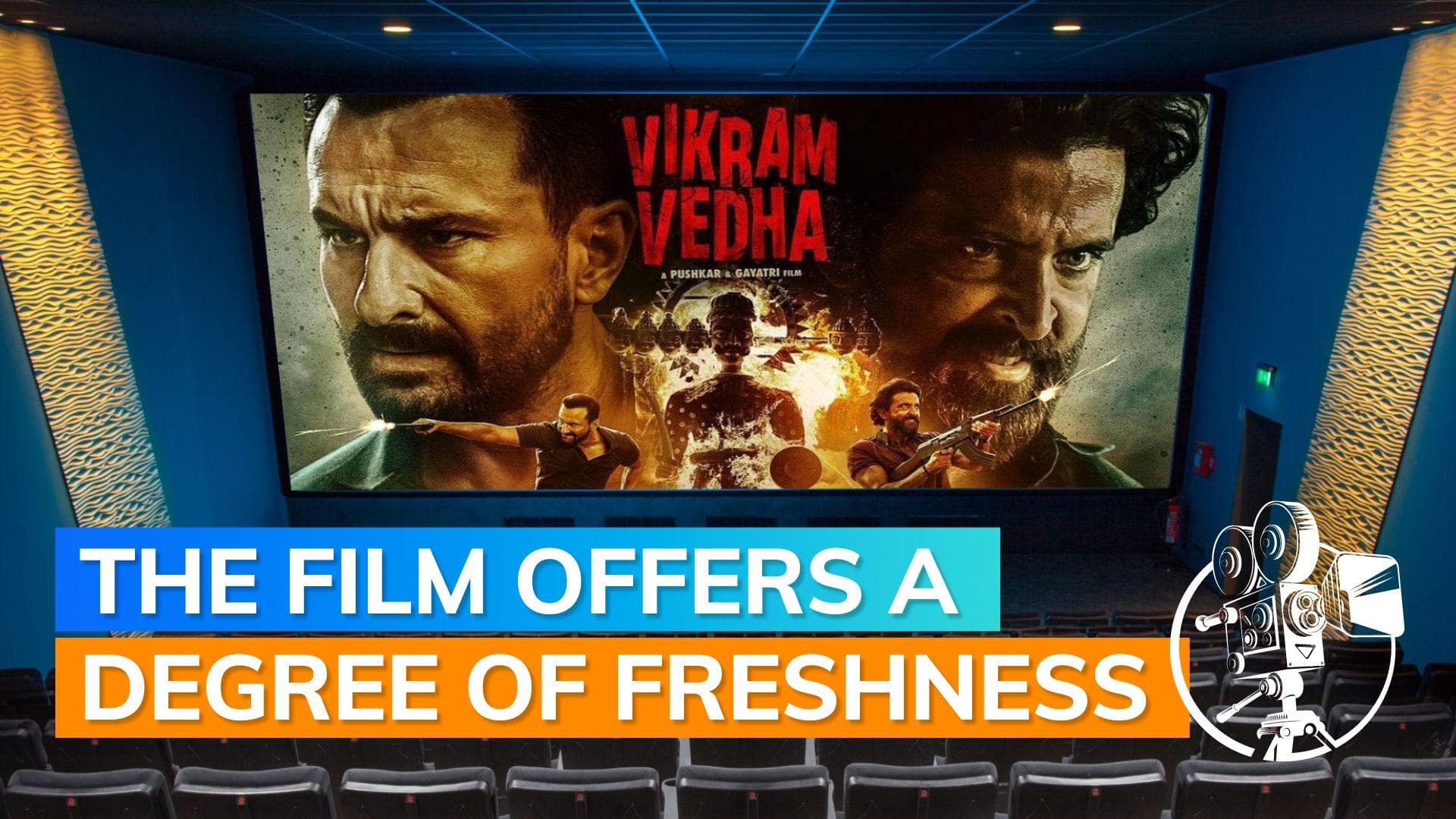 'Vikram Vedha' film review: Hrithik Roshan and Saif Ali Khan brew an aromatic remake of the Tamil film