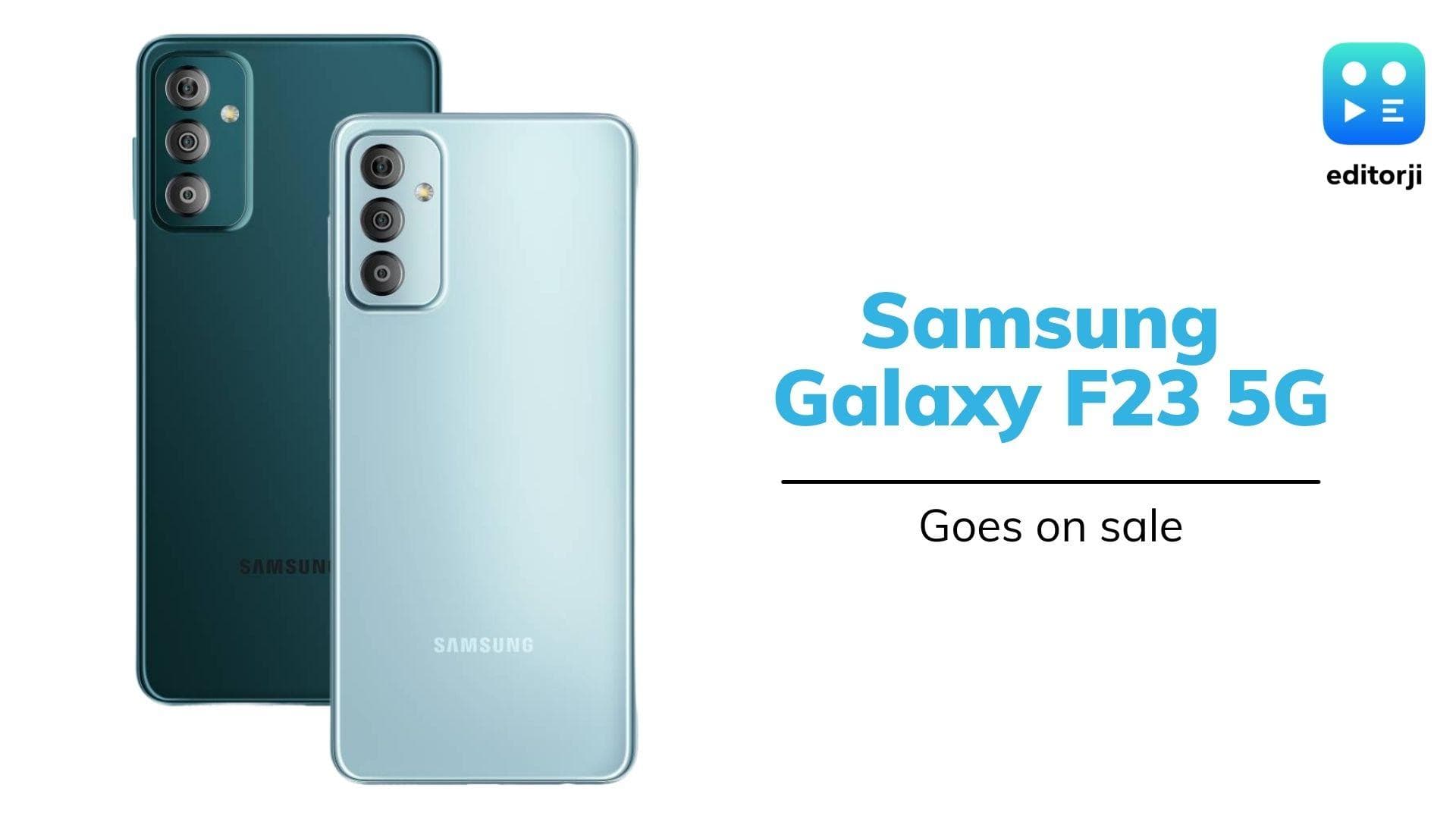 Samsung Galaxy F23 5G smartphone goes on sale in India: check price, specs