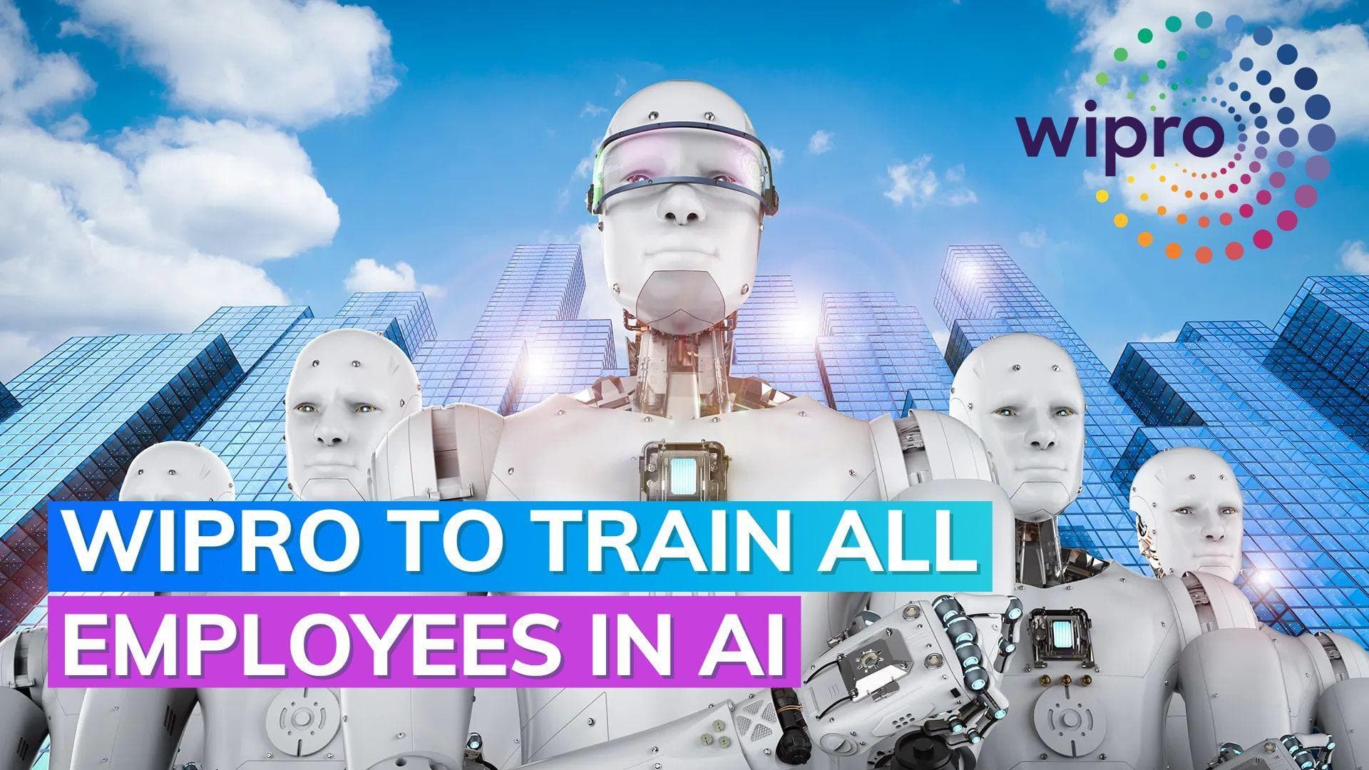 Wipro to spend $1 billion to train entire staff in AI; launches AI-first innovation ecosystem Wipro ai360