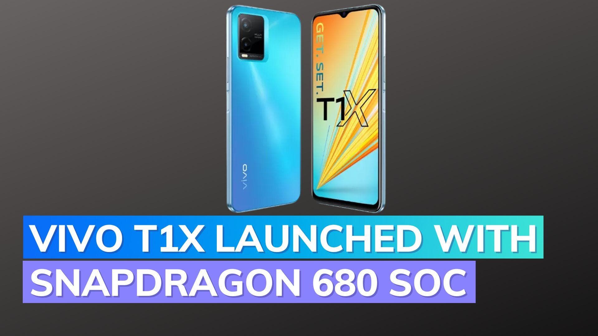 Vivo T1x launched in India