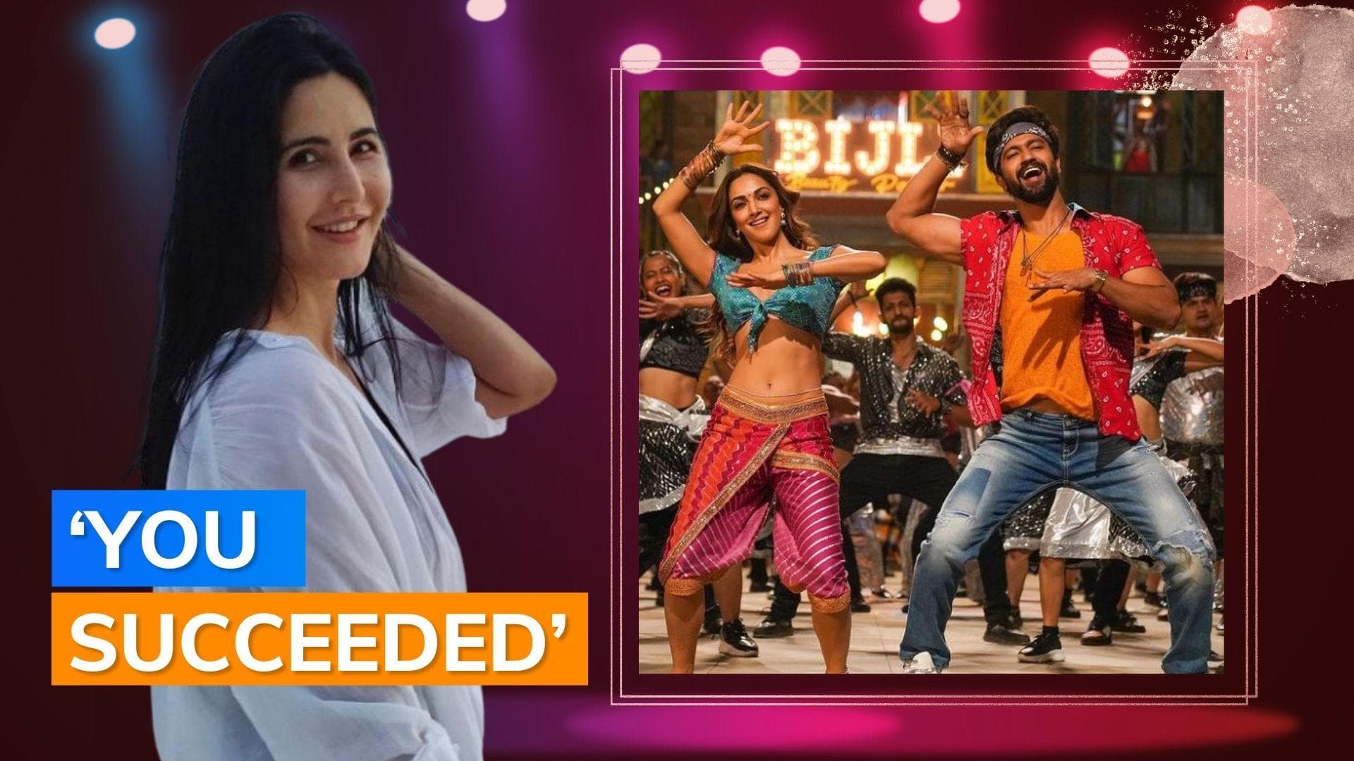 'Bijli' song out: Katrina Kaif reviews Vicky Kaushal's performance in the dance number