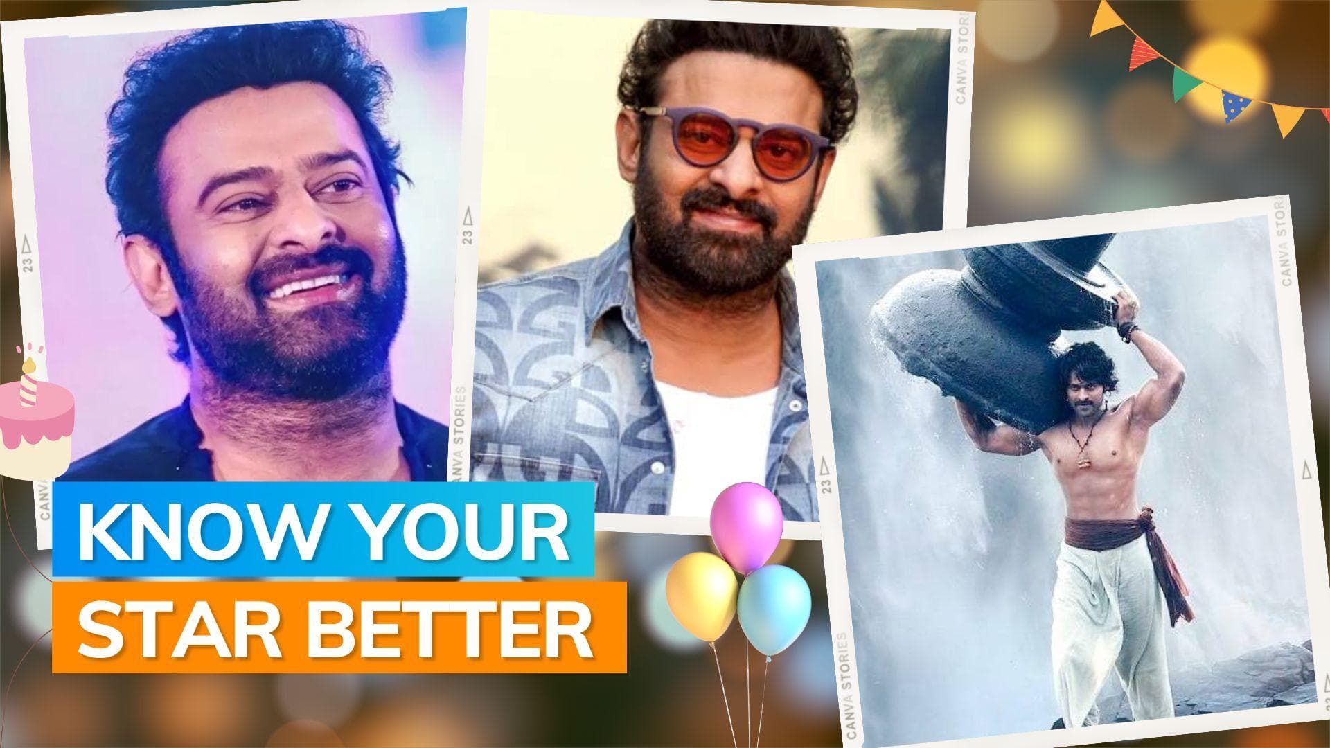Happy Birthday, Prabhas: 5 lesser-known facts about the actor