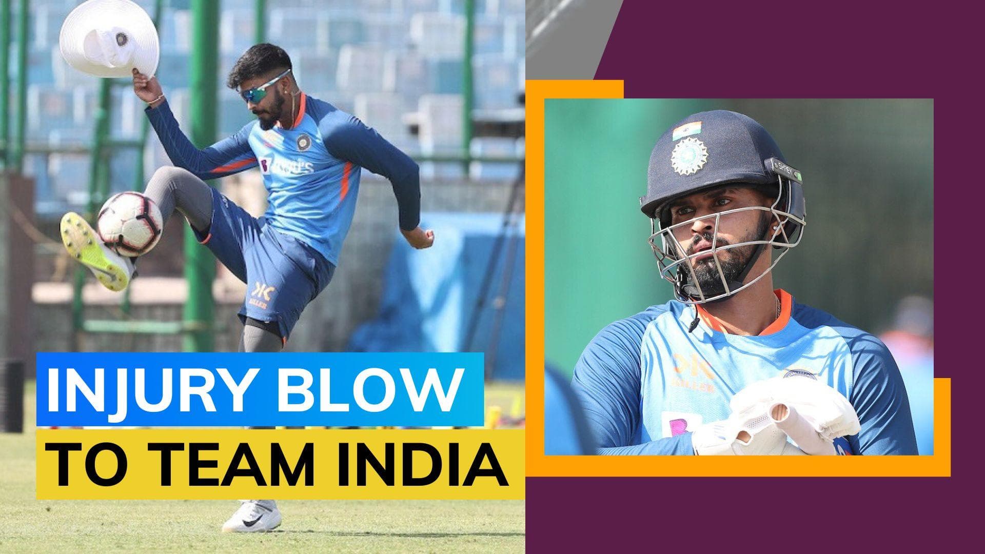 IND vs AUS: Shreyas Iyer ruled out of ODI series against Australia
