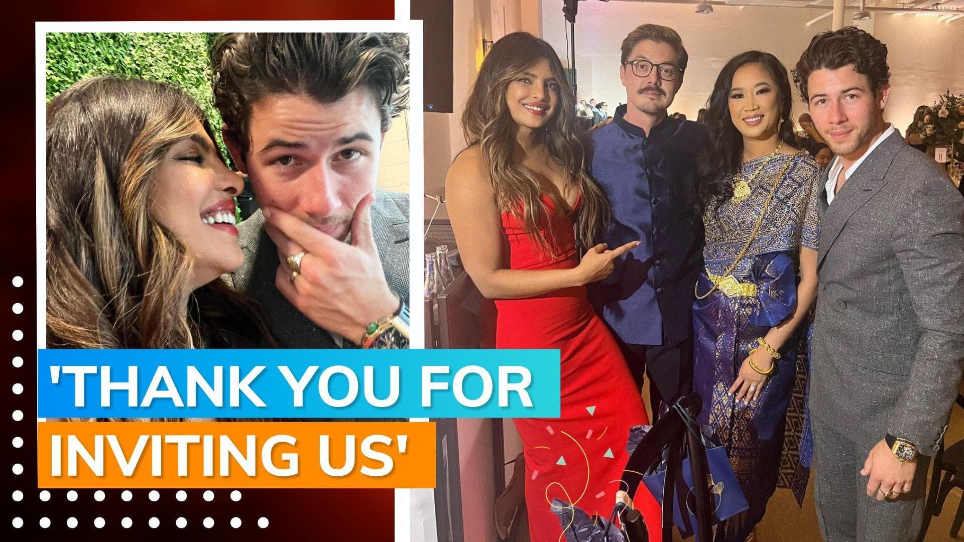Priyanka Chopra and Nick Jonas stole the show at a friend's wedding; see pictures