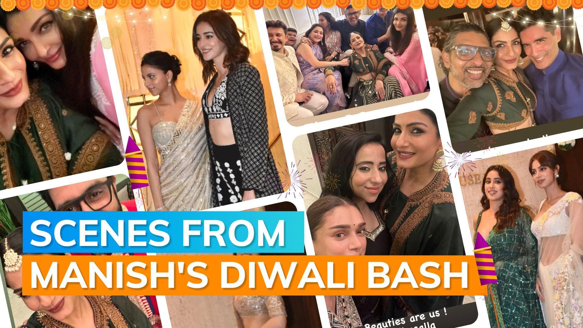 Diwali 2022: Sidharth Malhotra, Kiara Advani, Kajol, Aishwariya Rai Bachchan at Manish Malhotra's party