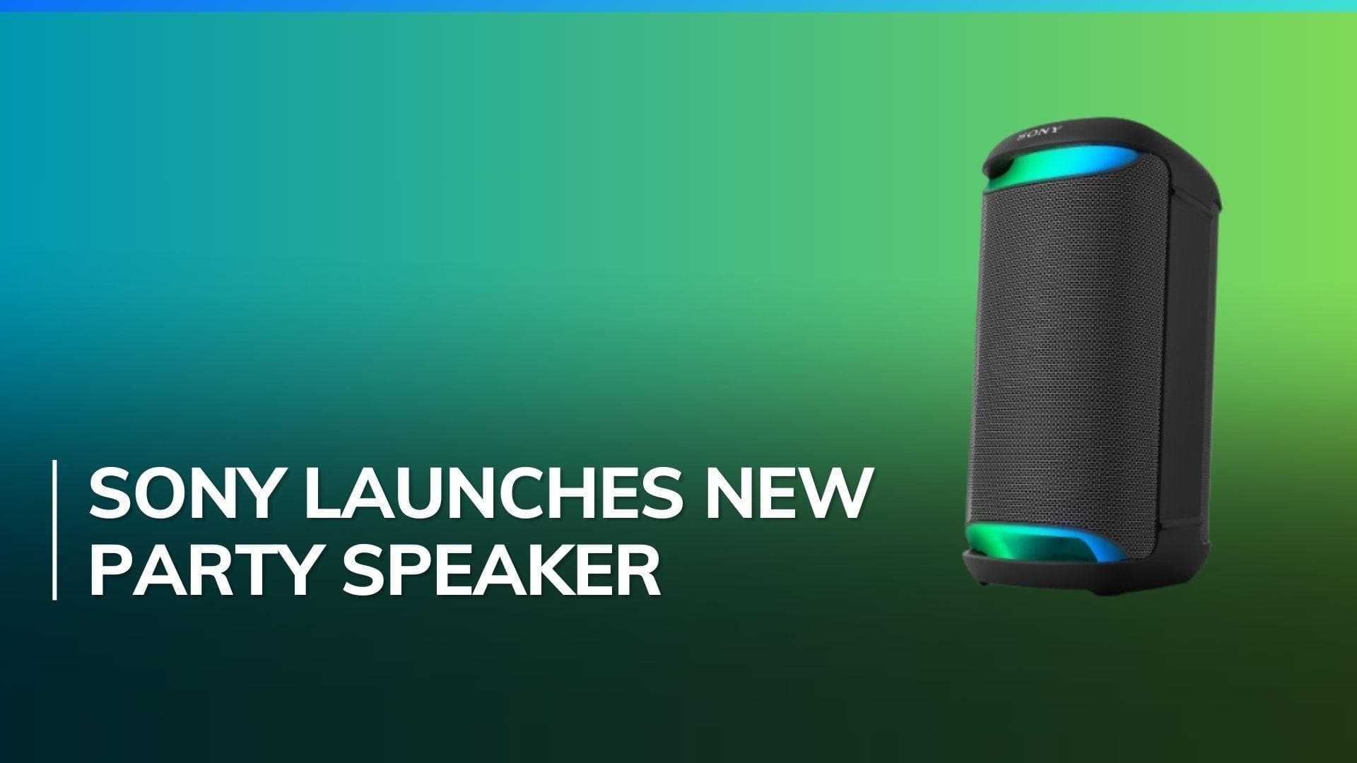 Sony SRS-XV500 portable party speaker launched: Check price in India, features
