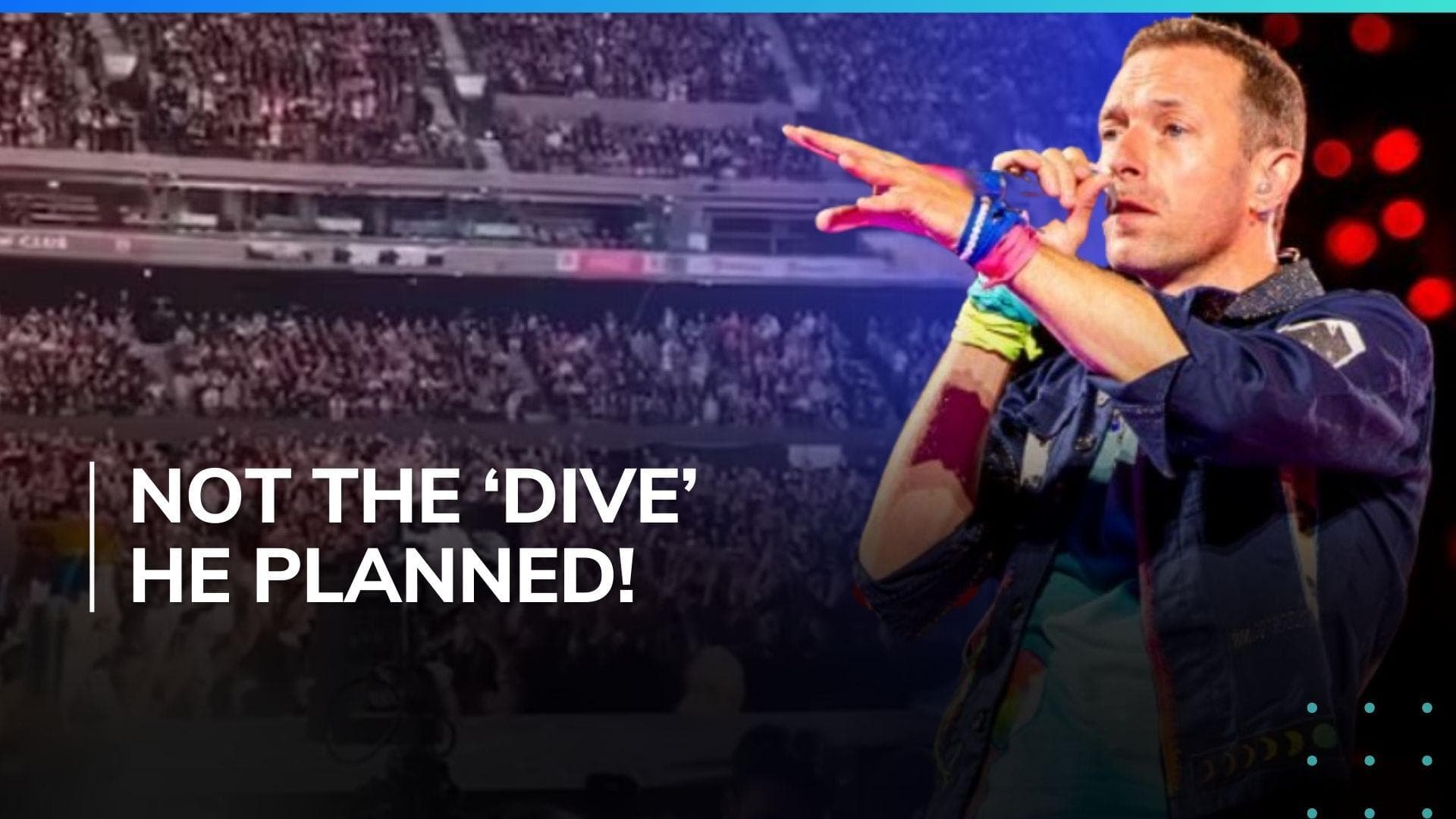 Chris Martin's Melbourne concert hits a snag as he falls through a hole, echoing Olivia Rodrigo's fall!