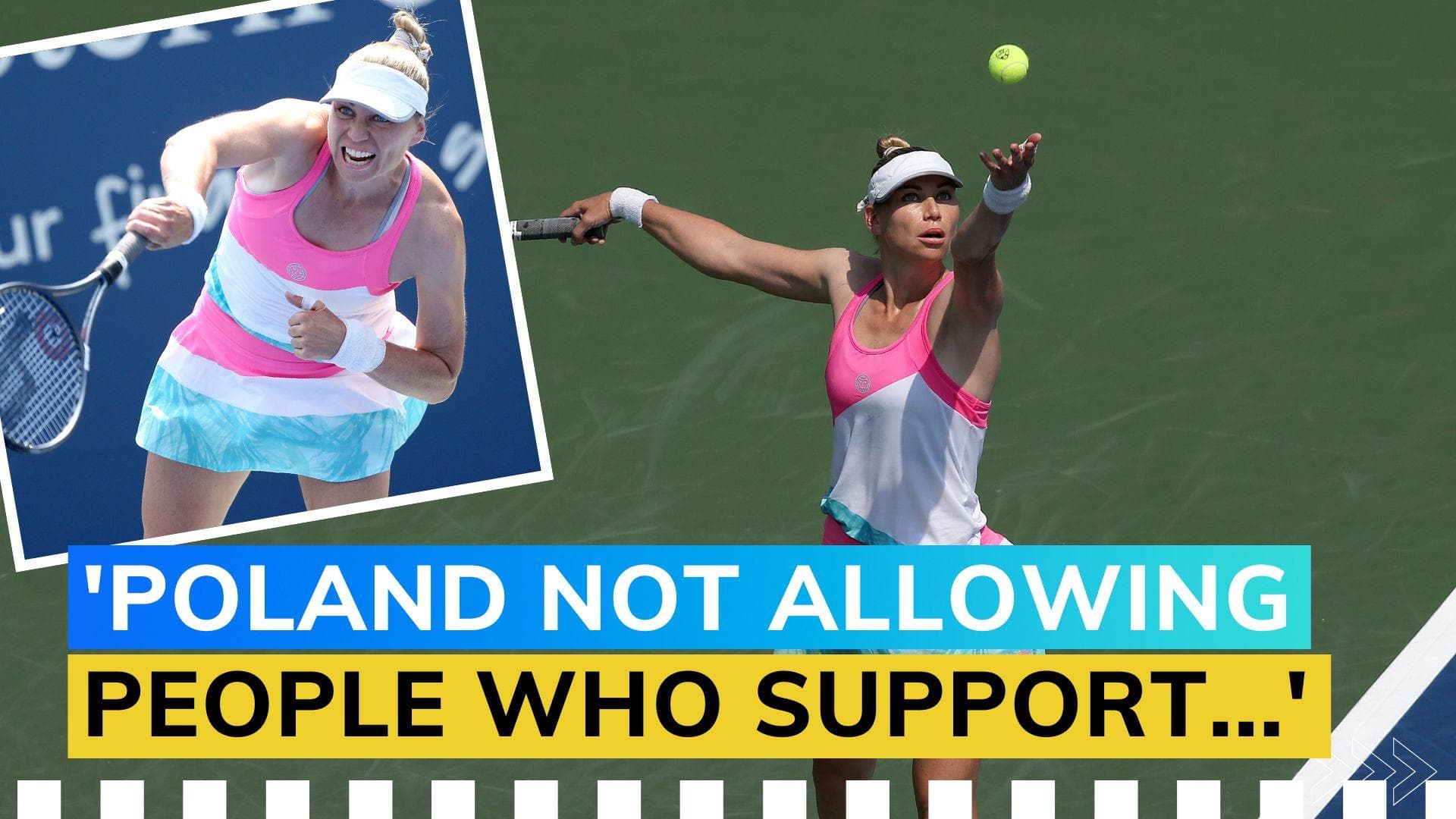 Russia's Vera Zvonareva banned from entering Poland for WTA 250 tournament