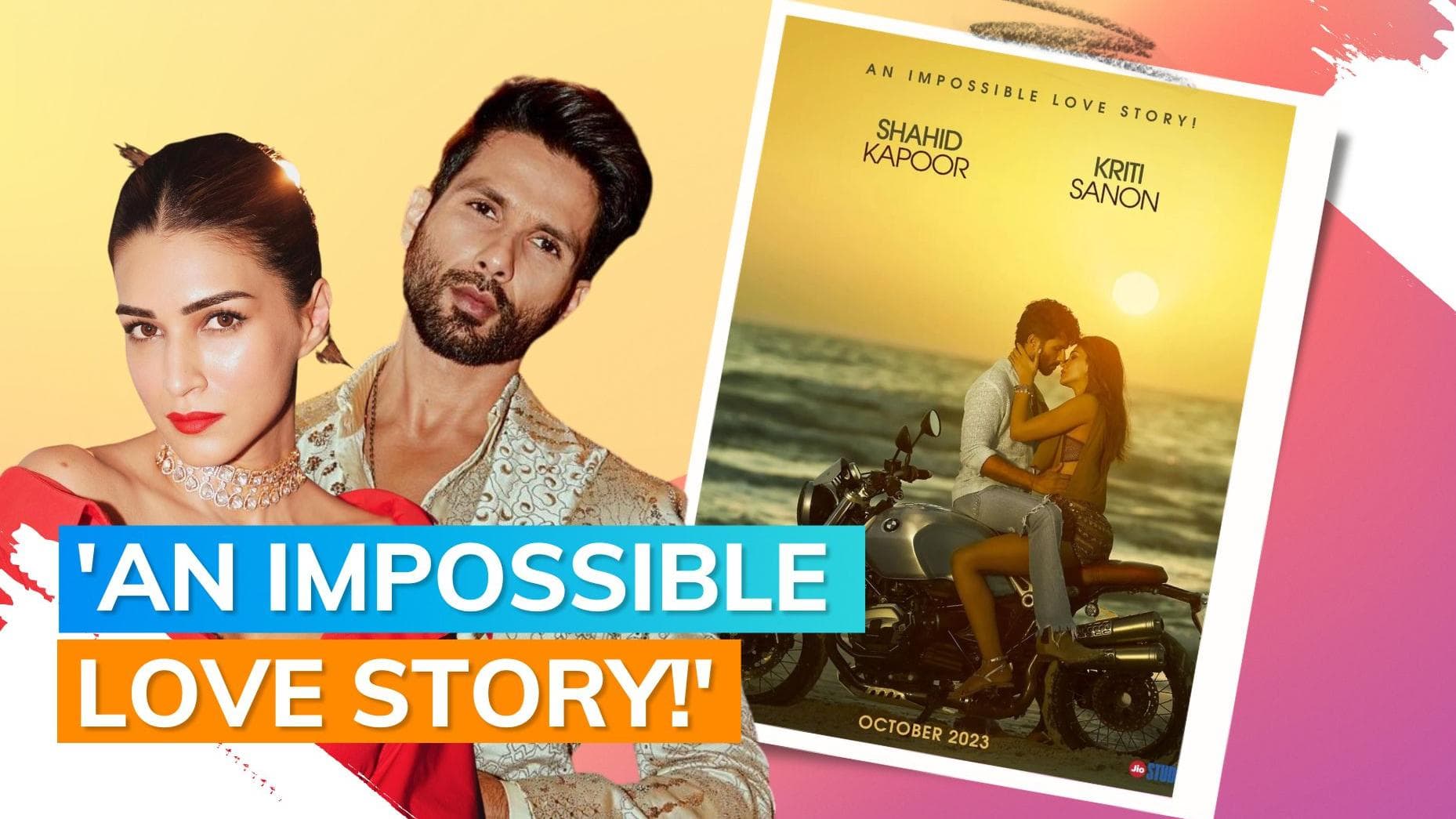 Shahid Kapoor-Kriti Sanon's chemistry is unmissable in this new poster of their upcoming film