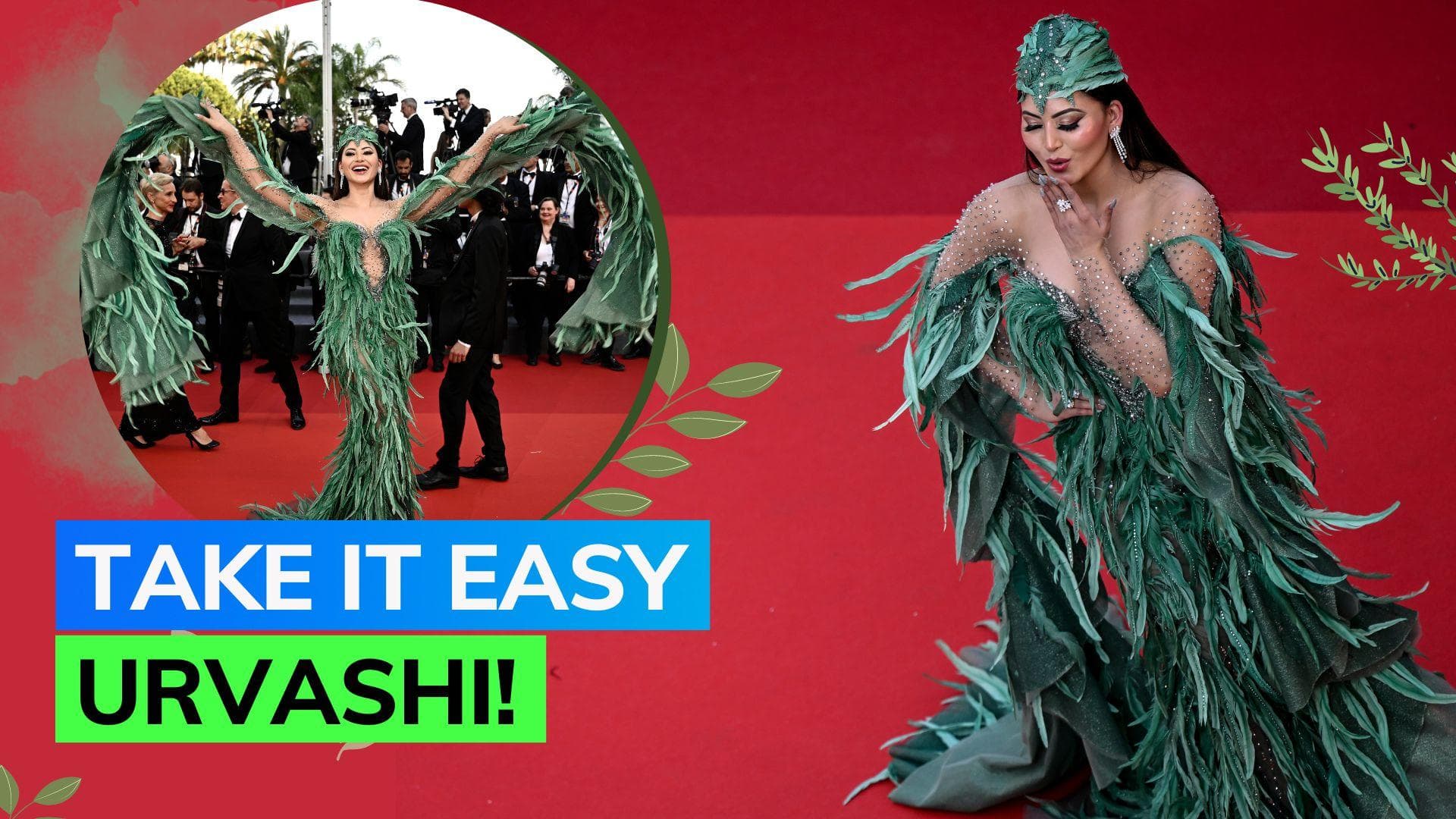 Is Urvashi Rautela a copycat at Cannes 2023? Her recent feathered look is another proof