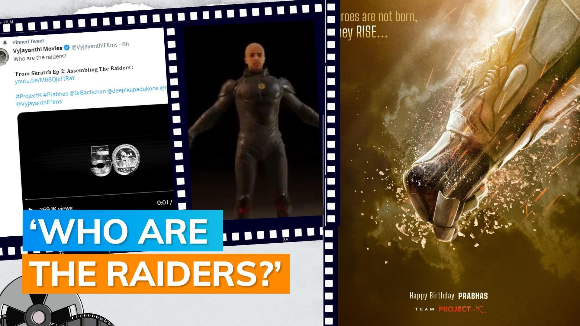 Project K team unveils BTS video on 'raiders' starring Prabhas and Deepika, Fans react