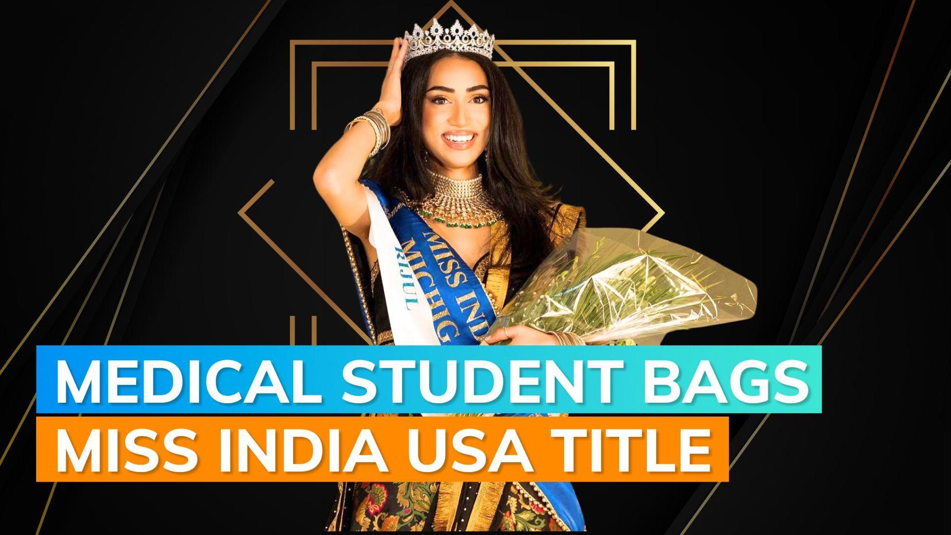 Indian- American student Rijul Maini, crowned as Miss India USA 2023