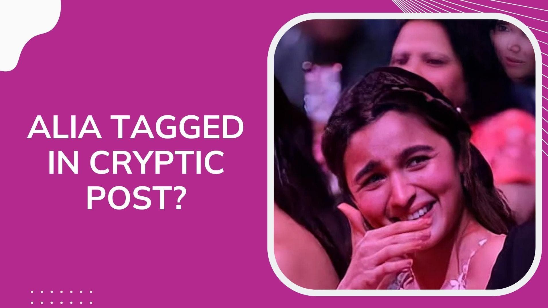Design label Aurelia tags Alia Bhatt in a cryptic post on Instagram