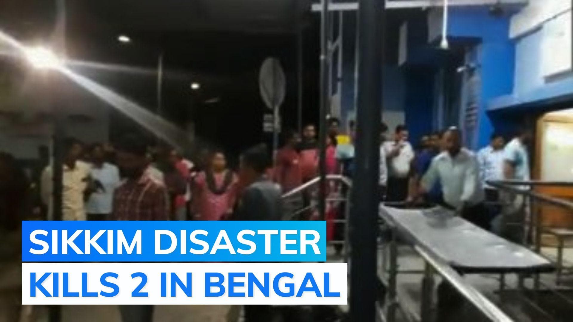 Sikkim floods: 2 killed in Bengal as mortar shell carried by floodwaters explodes