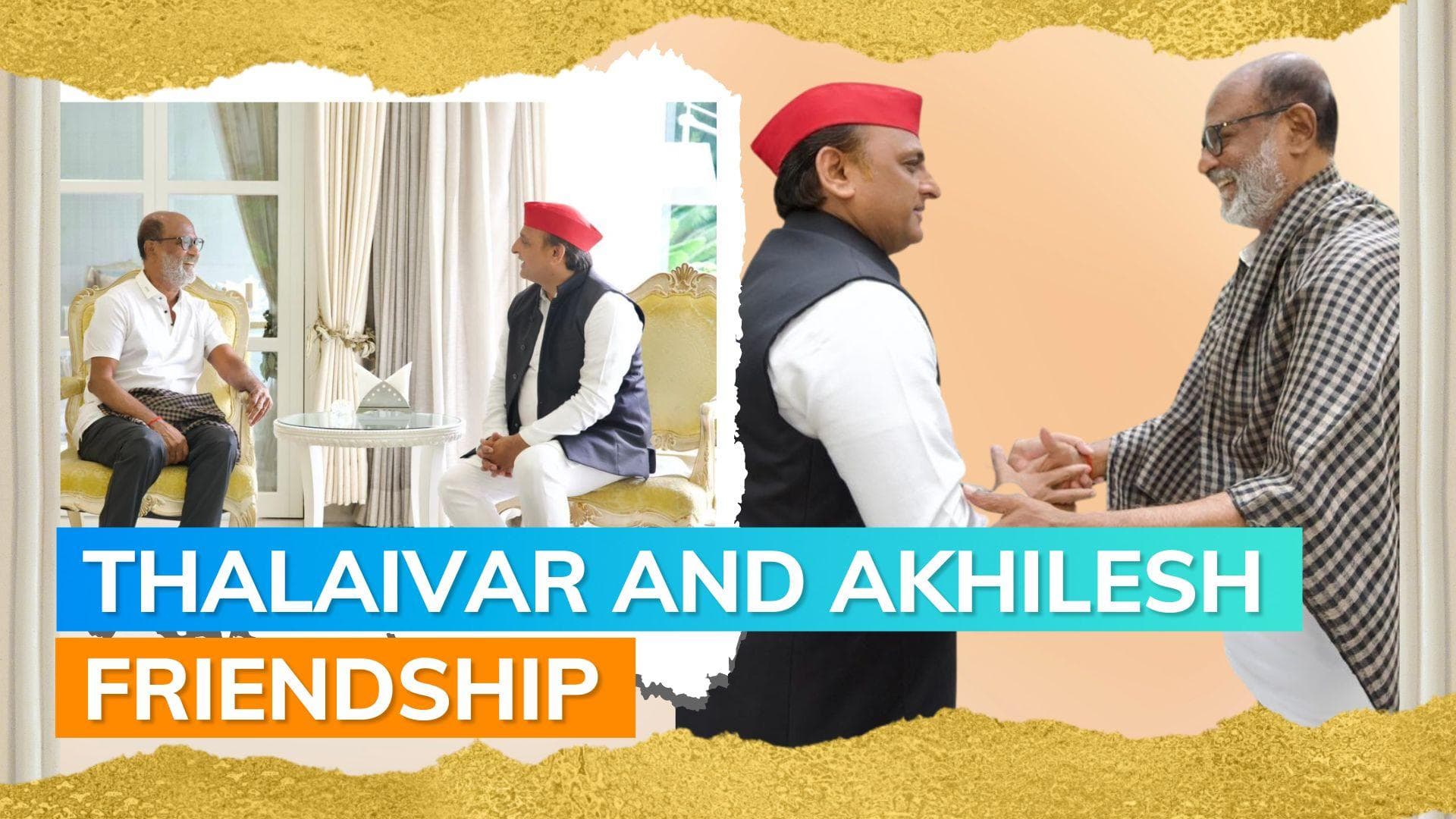 Rajinikanth meets Samajwadi Party leader Akhilesh Yadav after 9 years; video surfaces online