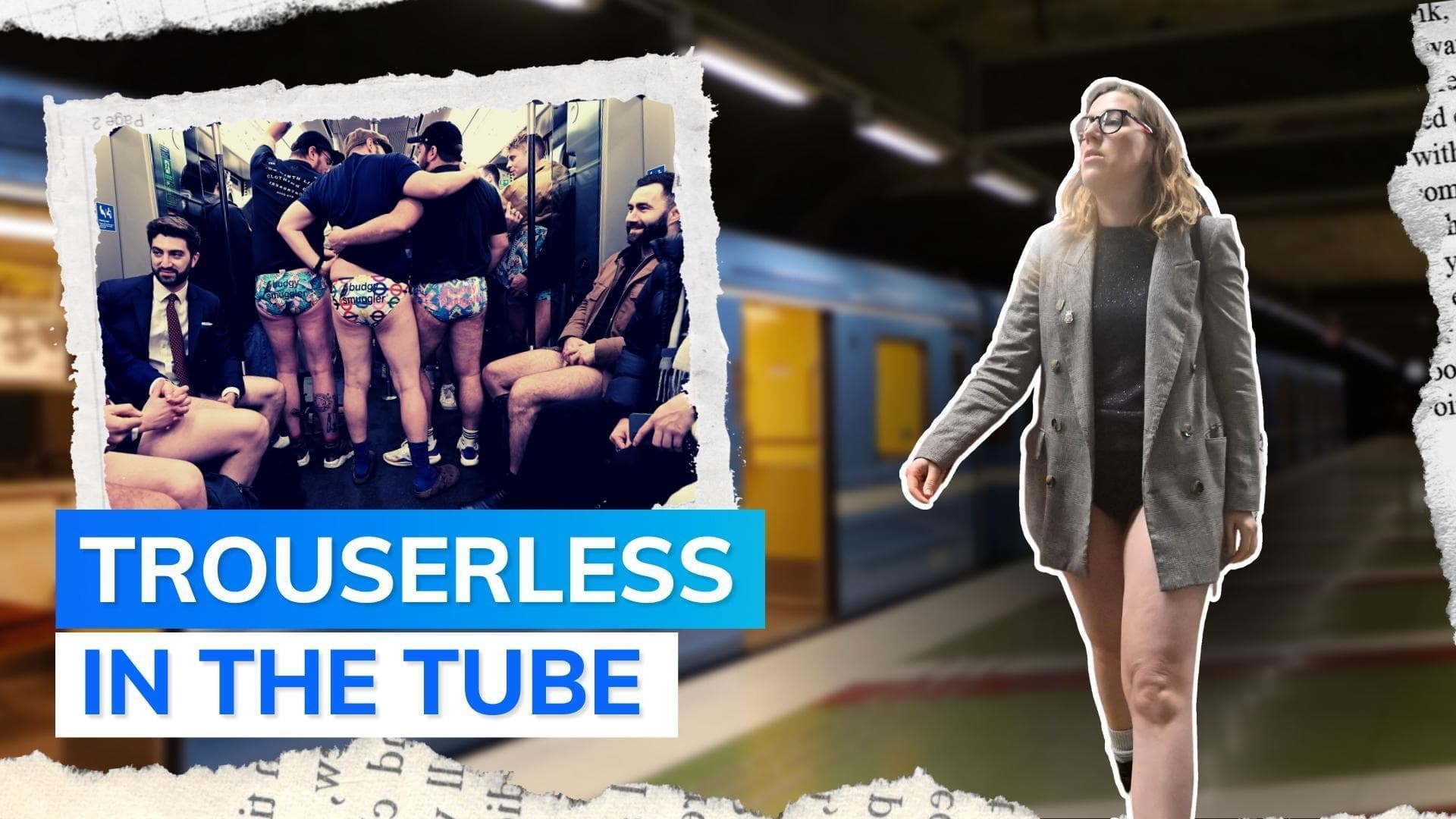 Here's why London commuters are walking around 'without trousers'