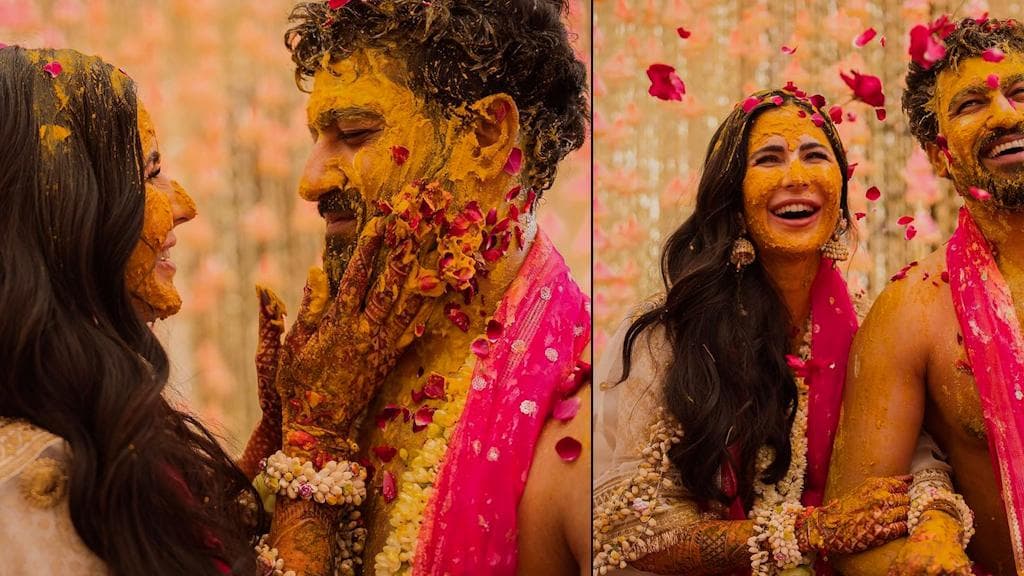 Vi-Kat wedding: নবদম্পতির গায়ে হলুদের ছবি ঝড় তুলল সোশ্যাল মিডিয়ায়