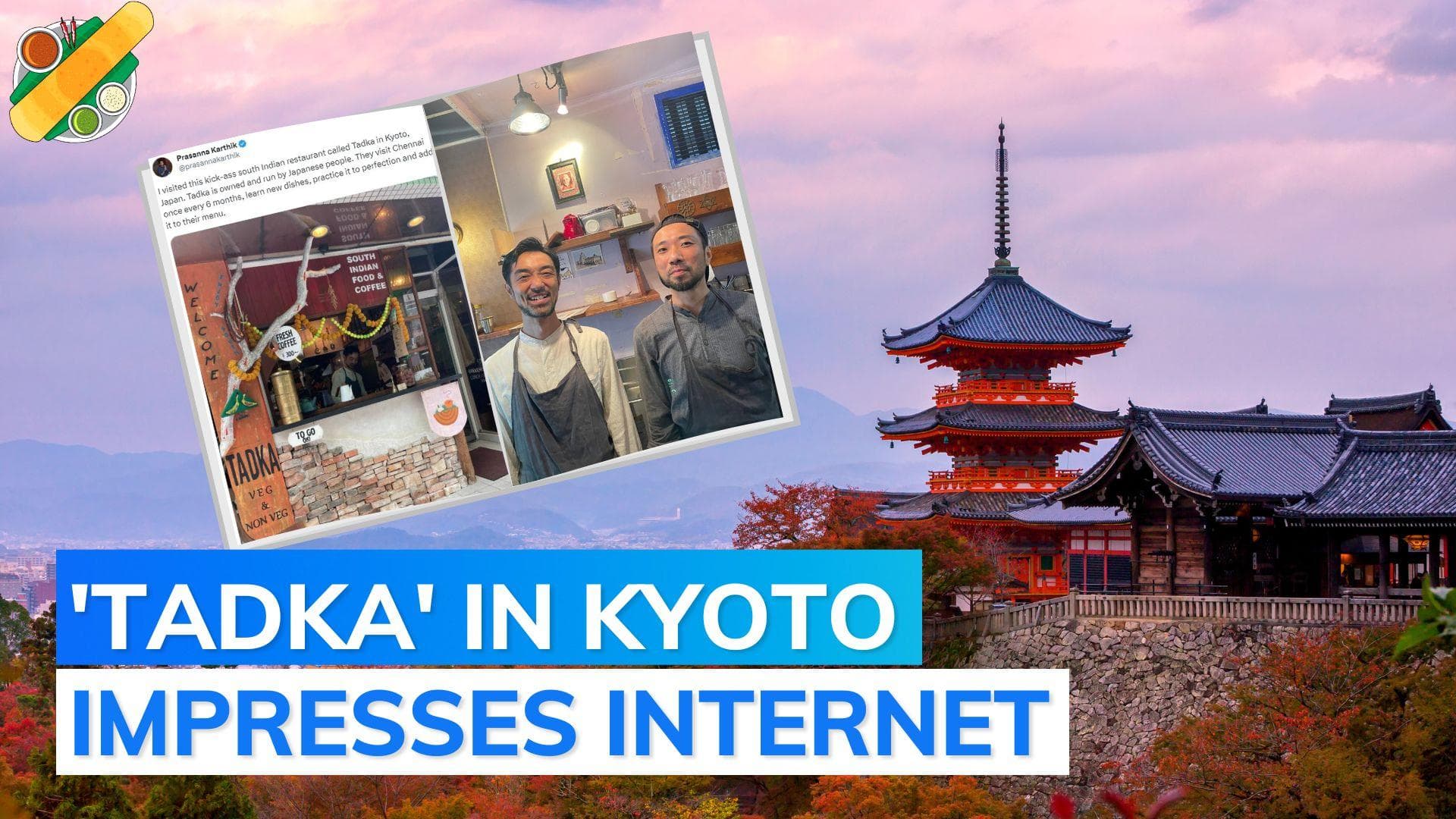 South Indian restaurant run by 2 Japanese men in Kyoto leaves Indian man astonished, thread goes viral 