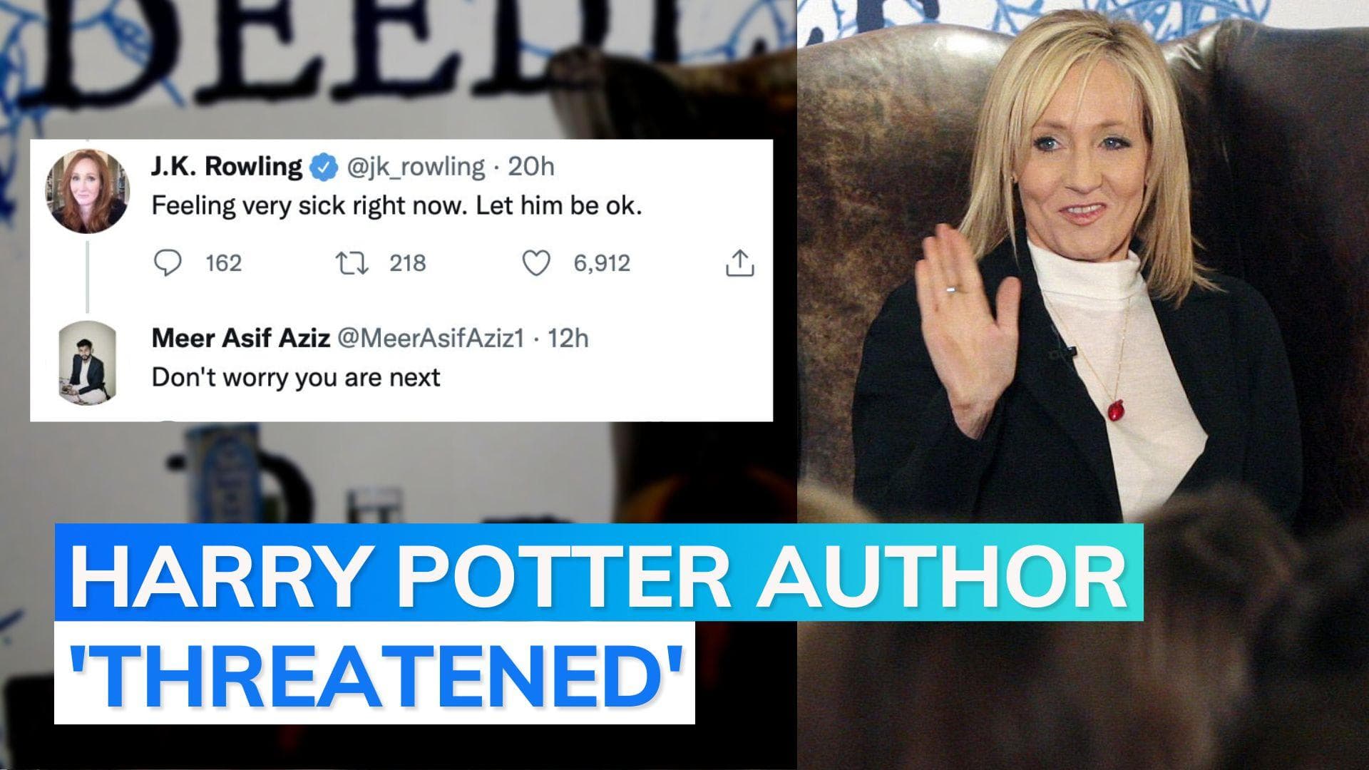 'You are next': Twitter user 'threatens' Harry Potter author JK Rowling over her tweet on Rushdie attack 
