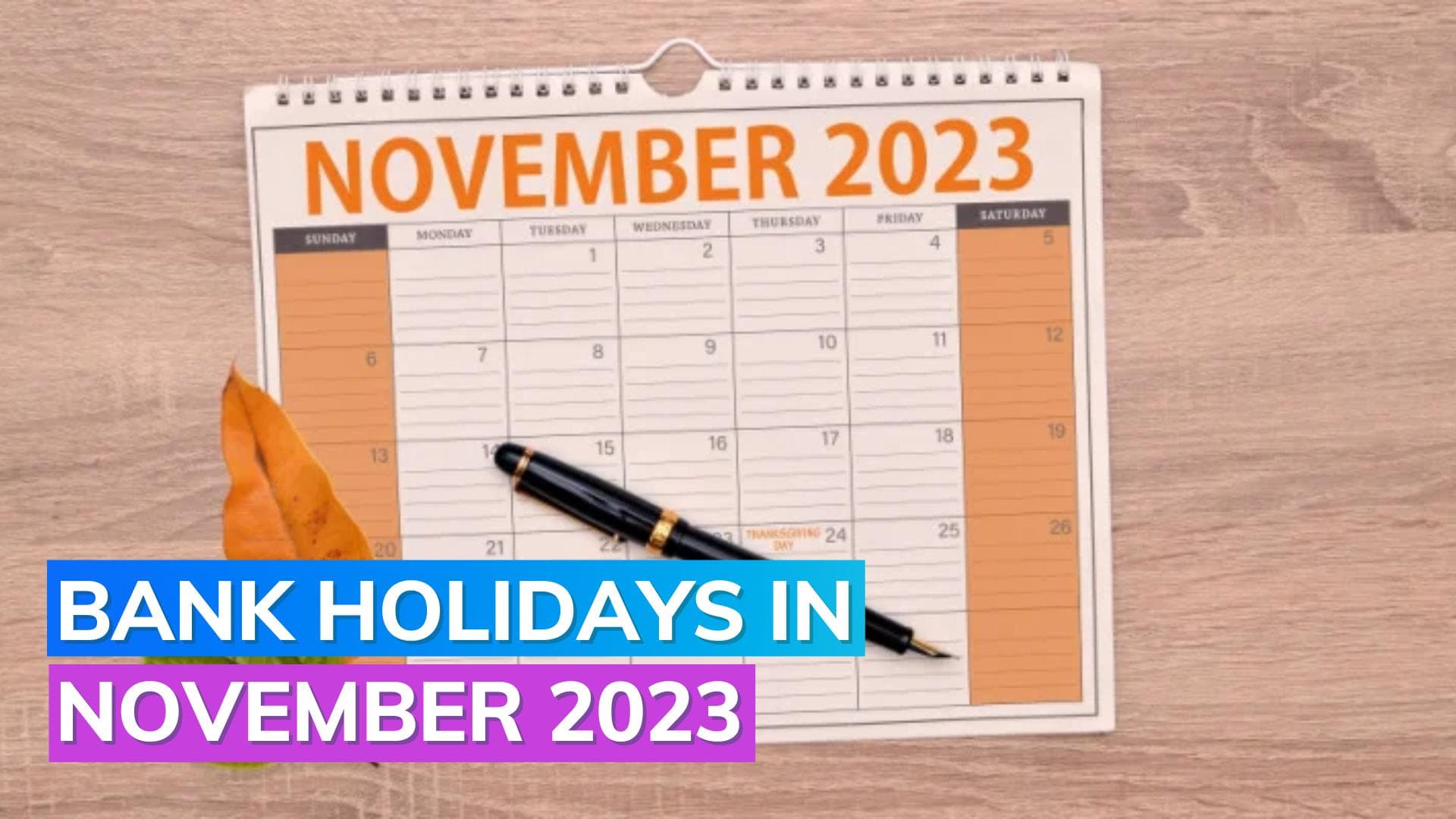 Bank holidays in November 2023: Banks to remain closed for 15 days in November