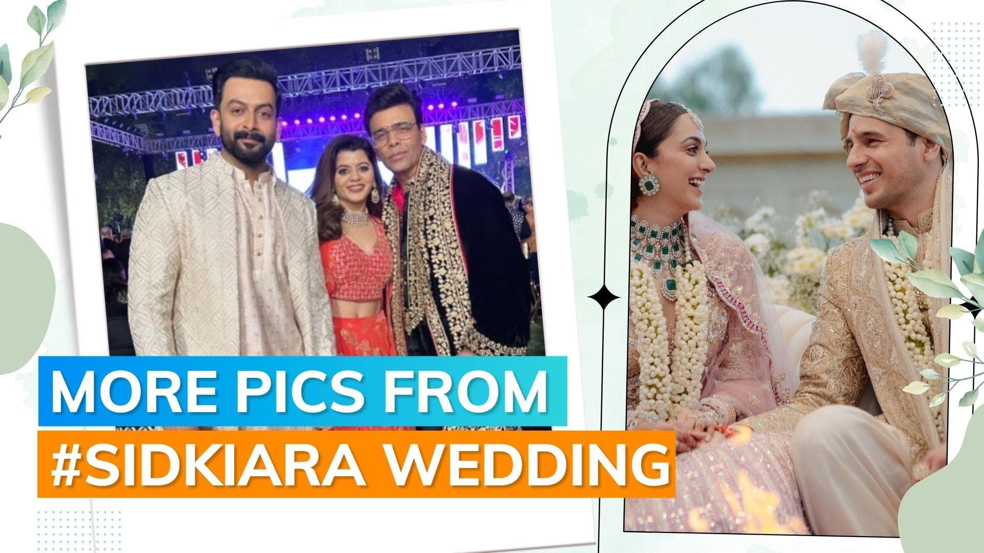 Prithviraj Sukumaran, Supriya attend Kiara Advani-Sidharth Malhotra's wedding, pose with Karan Johar 