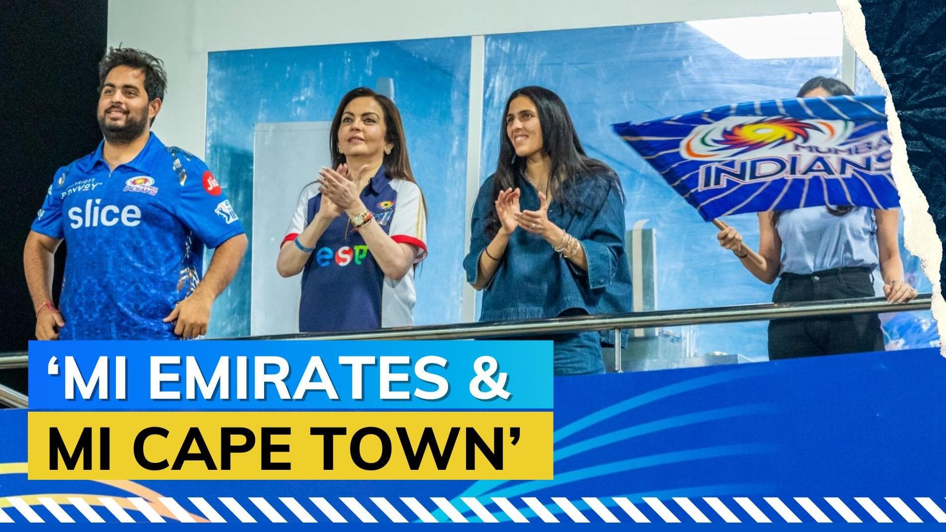 Mumbai Indians unveil franchises for UAE & South Africa T20 Leagues