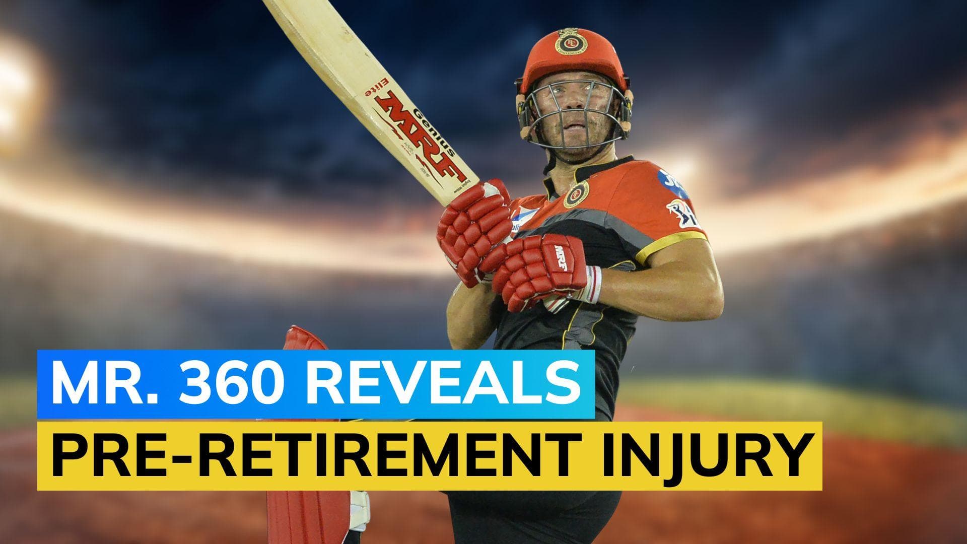 AB de Villiers reveals how he kept playing cricket despite almost losing vision in his right eye