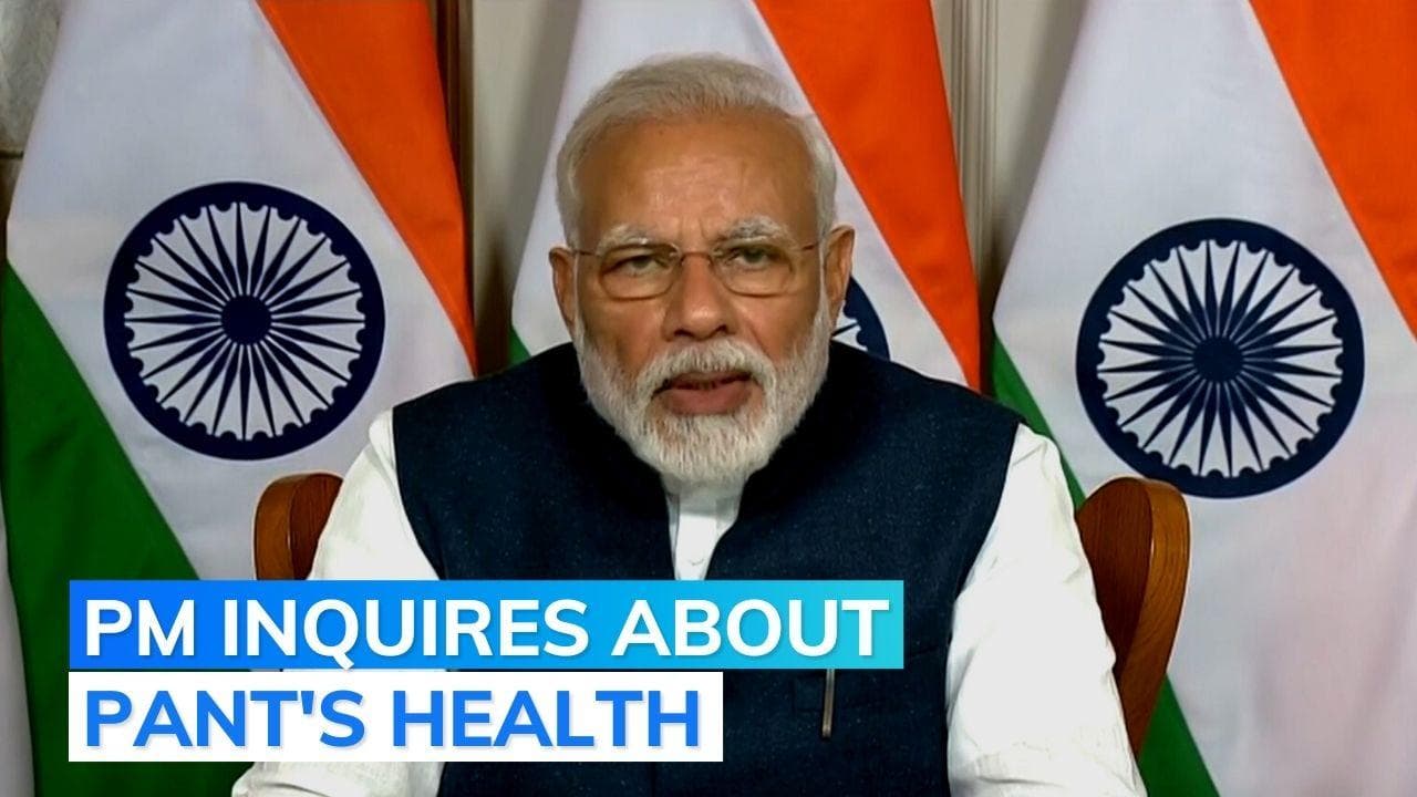 Rishabh Pant car accident: PM Modi speaks to cricketer's mother