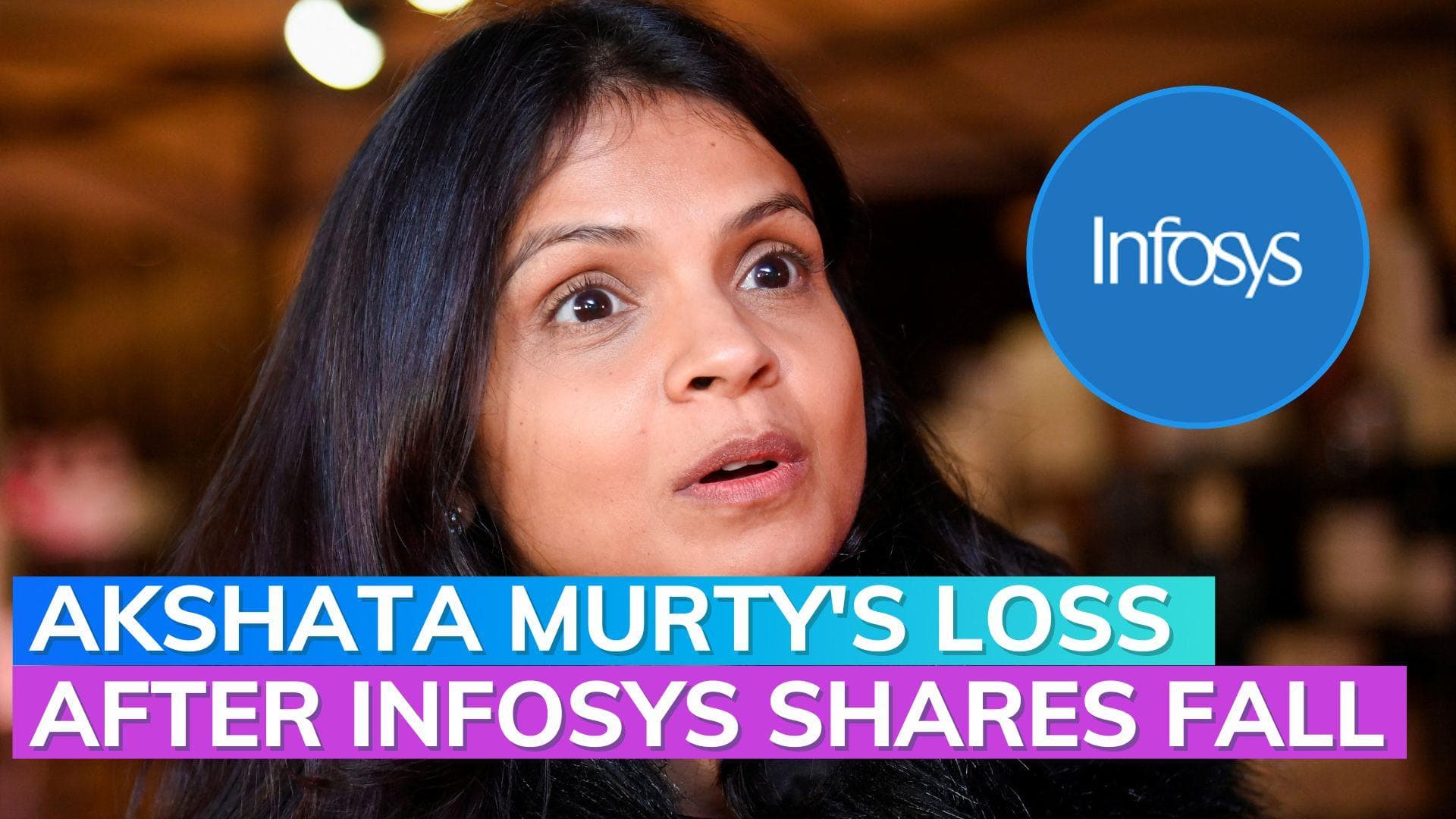 Rishi Sunak’s Wife, Akshata Murty lost this much as Infosys shares fall over 9%