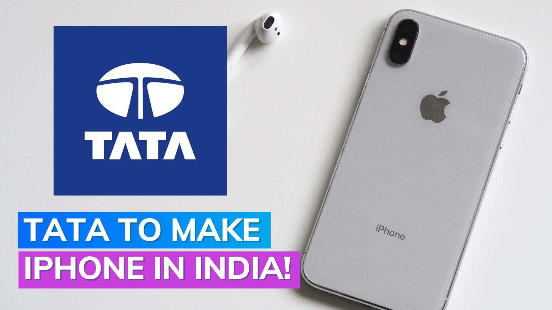Tata to make iPhones in India for global markets; acquires Wistron plant for $125 mn