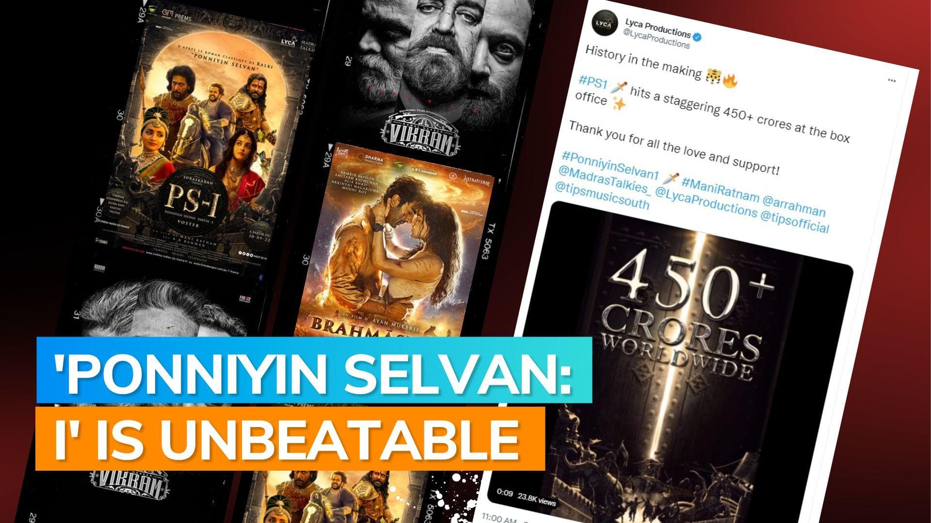 ‘Ponniyin Selvan I’: Mani Ratnam's film becomes 3rd biggest hit of 2022 surpassing ‘Brahmastra’, ‘Vikram’