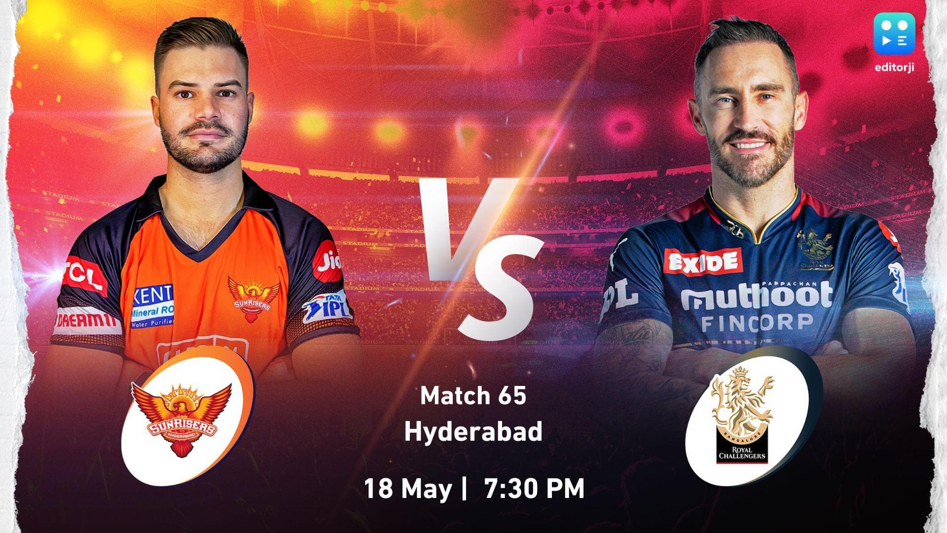 SRH vs RCB TATA IPL 2023 Live Today: Where to Stream Hyderabad vs Bangalore, Preview, Playing 11, Squads
