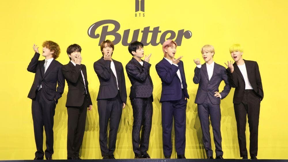 BTS enter their Summer hit 'Butter' in the race for Grammy 2022