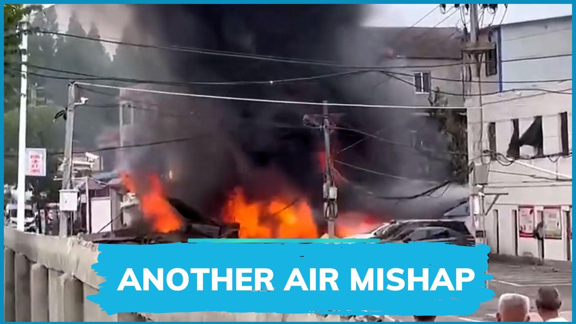 Chinese fighter jet crashes into houses, one dead