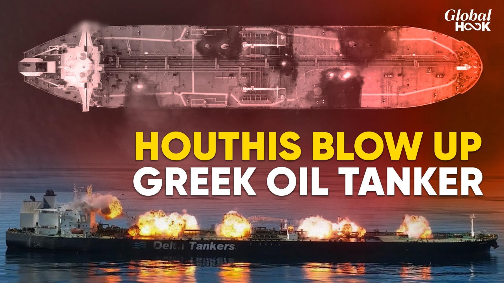 Video | Yemen's Houthi Rebels Plant Bombs On Greek Oil Tanker | Blasts Threaten Red Sea Oil Spill