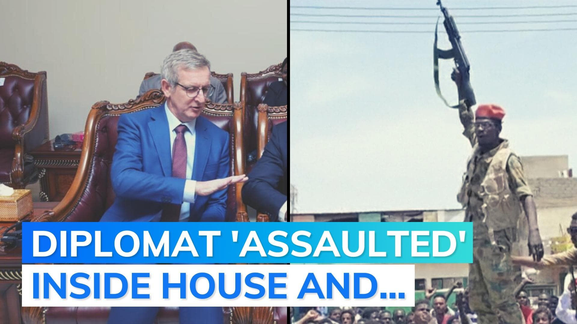 Sudan civil war: European Union envoy attacked inside home in Khartoum