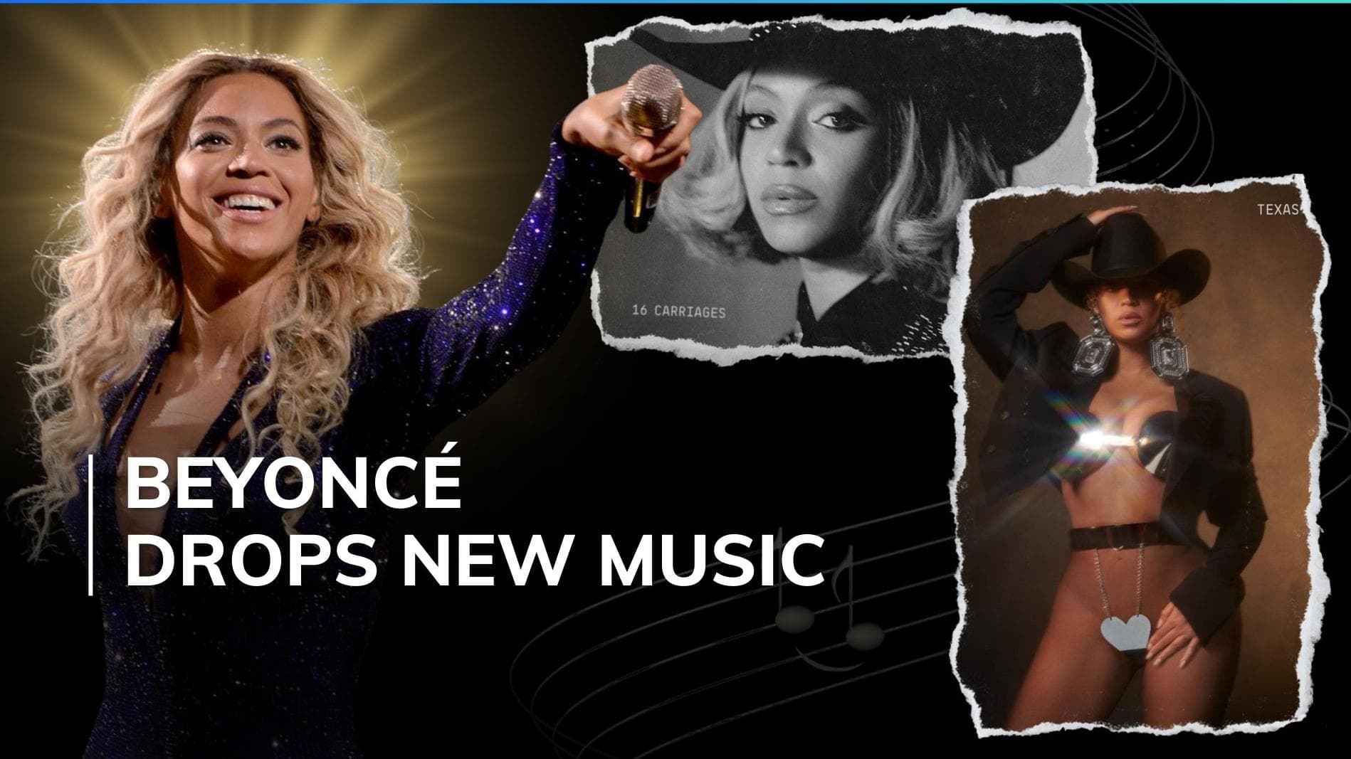 Beyoncé announces new album in Super Bowl advert, releases two songs 