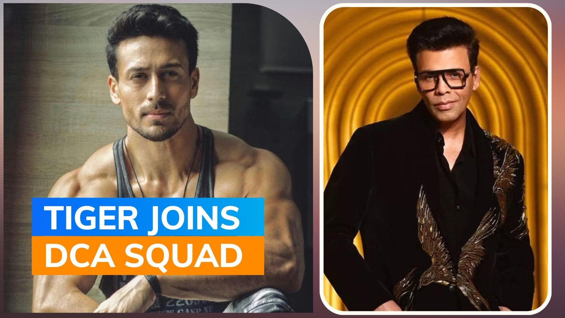 Karan Johar welcomes Tiger Shroff to Dharma Productions