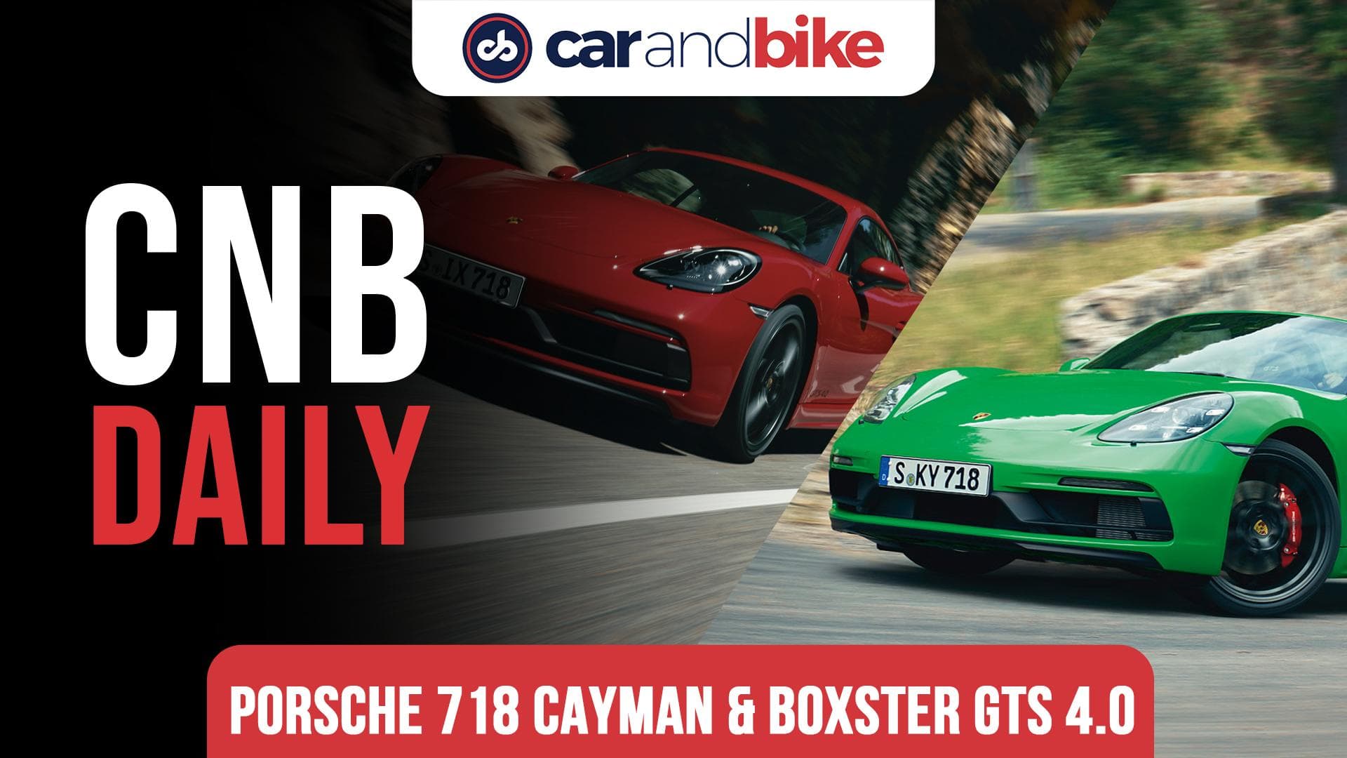 Porsche 718 Cayman & Boxster GTS 4.0 Launched In India