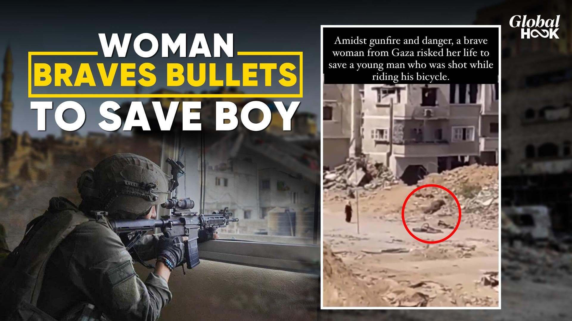 IDF Sniper Hits Young Boy In Gaza, Woman Risks Life To Save Him | First IDF Airstrike In West Bank