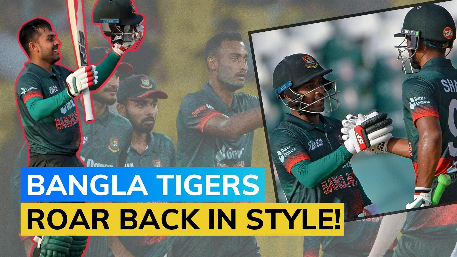 Asia Cup 2023: Bangladesh beat Afghanistan to keep Super Four hopes alive