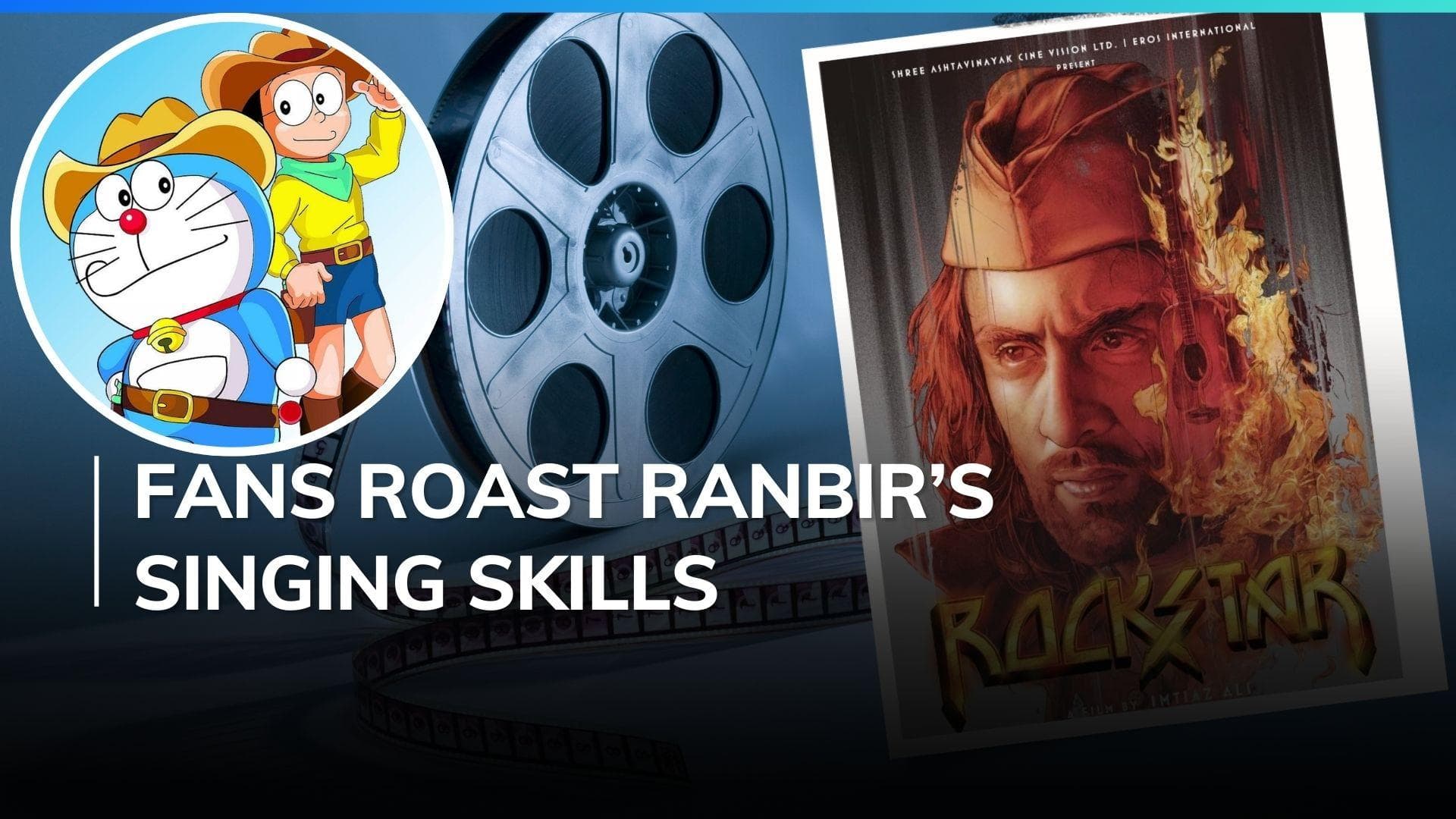 Ranbir's 'Rockstar' clip leaves fans in splits as they compare his singing to Doraemon’s Gian, Watch