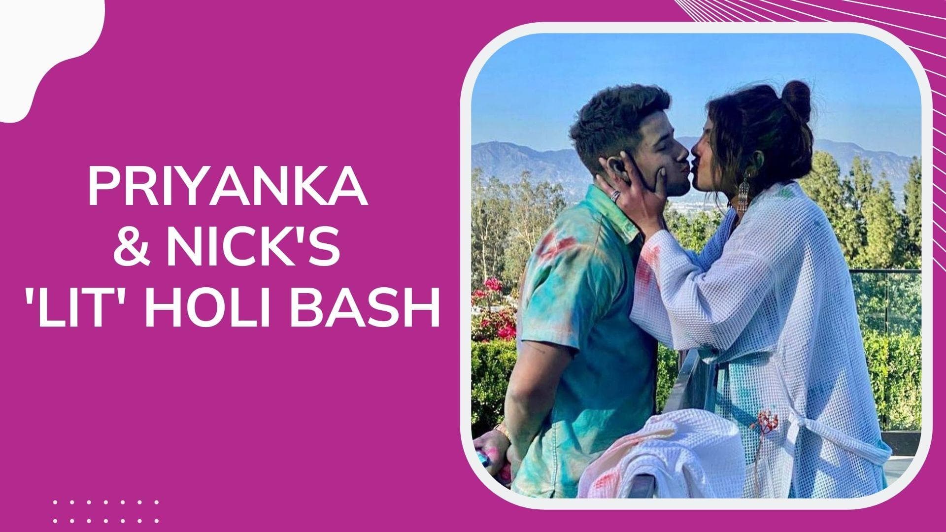 First Holi as parents: How Priyanka Chopra, Nick Jonas celebrated festival after baby girl's birth