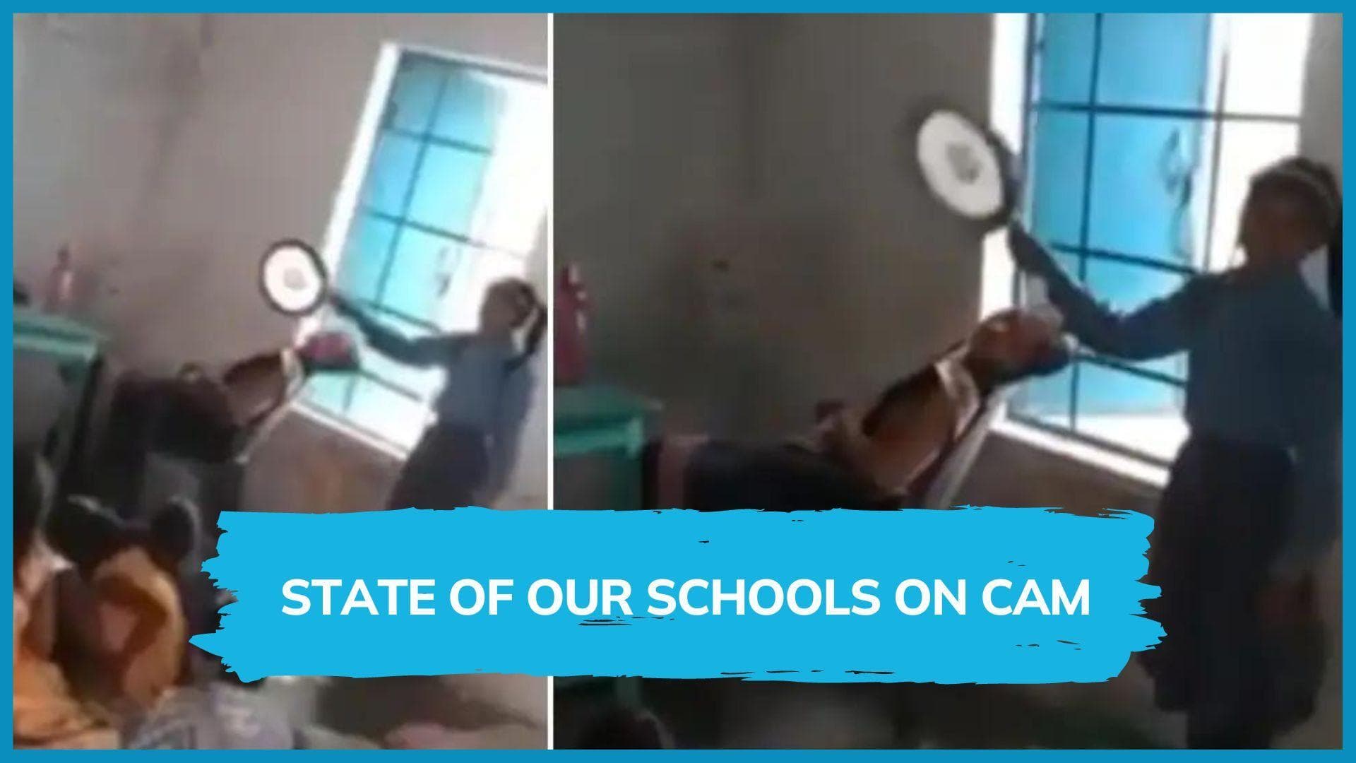 Bihar teacher sleeps during class, student fans her | Watch