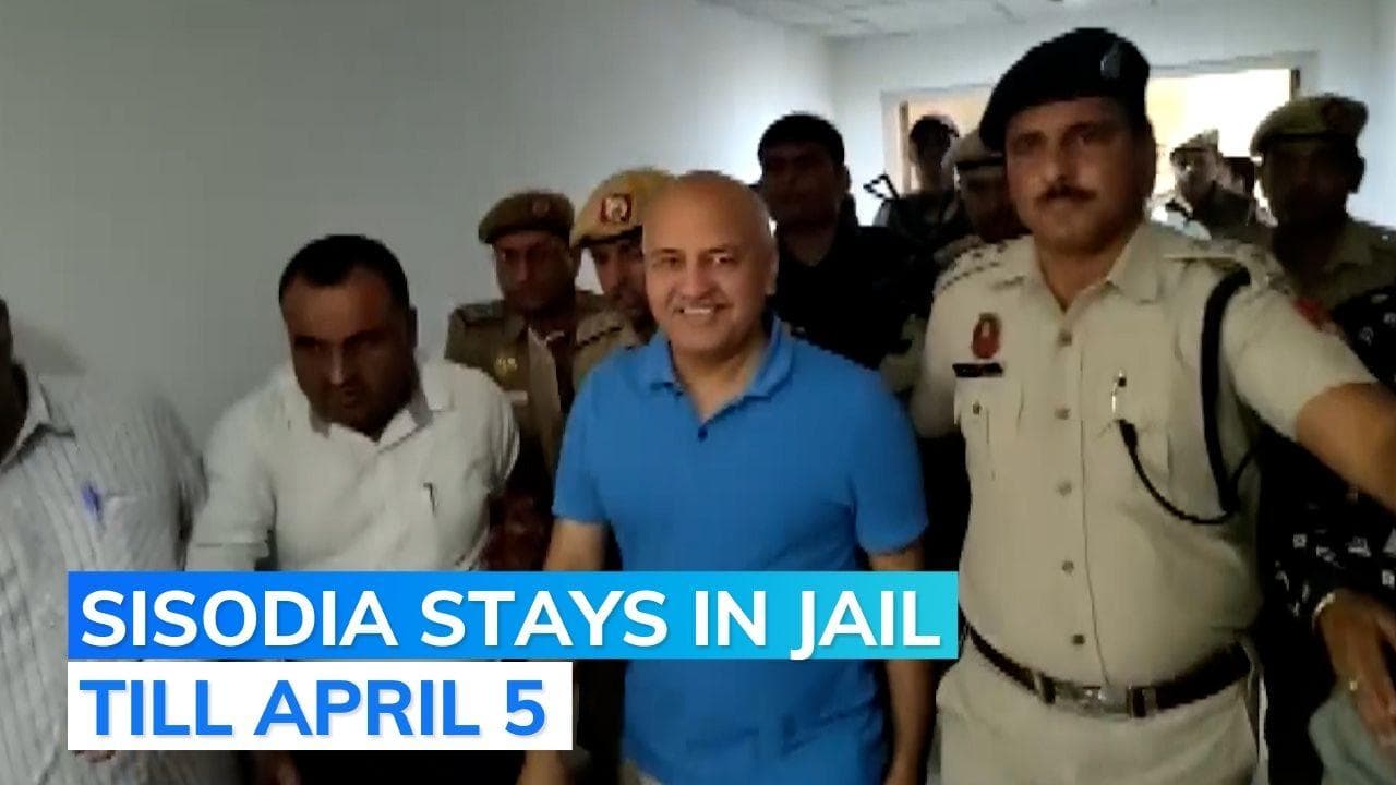 Manish Sisodia sent to 14-day judicial custody in Excise policy case