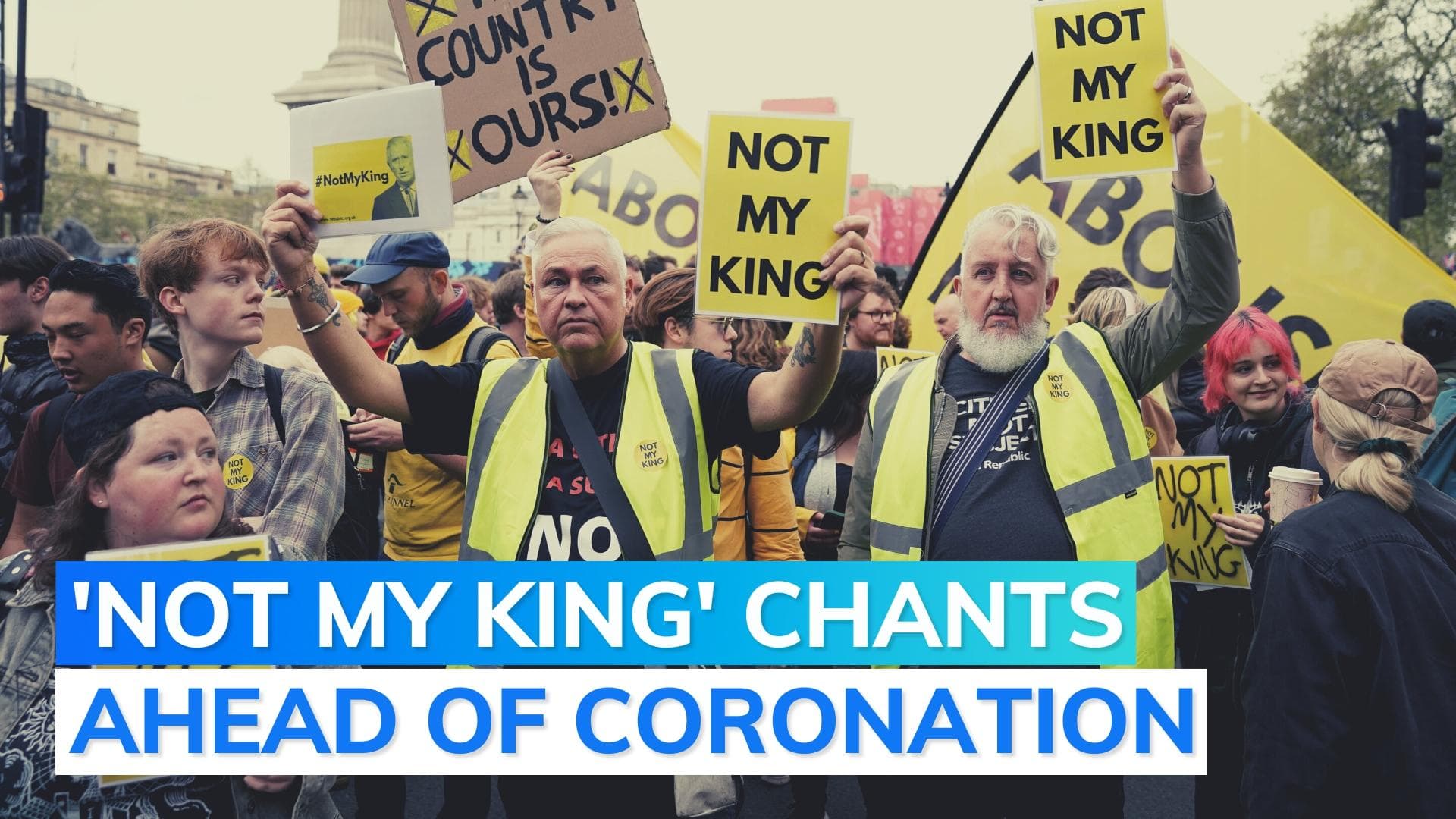Anti-monarchy protesters arrested in London ahead of King Charles' coronation